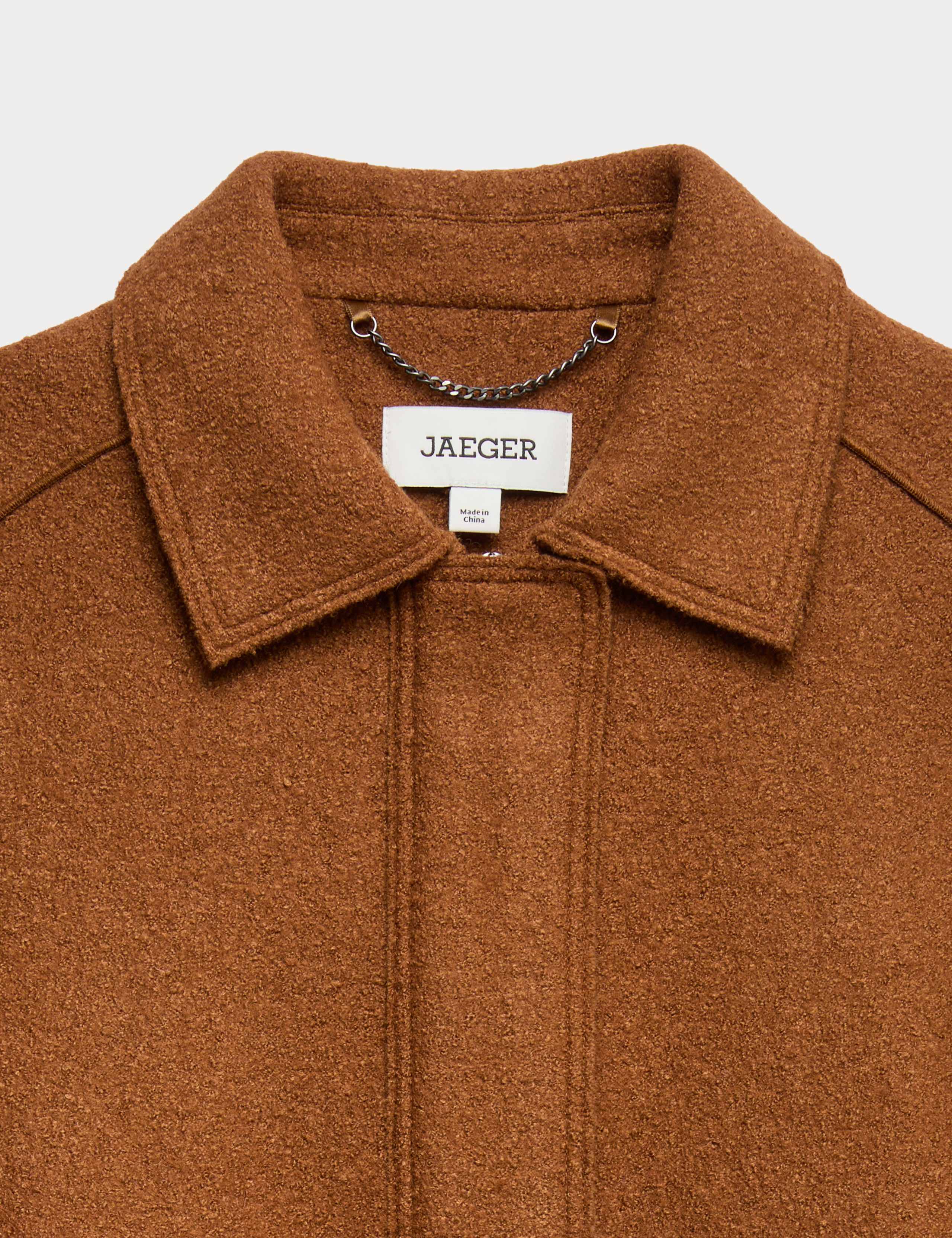 Boiled Wool Blend Trucker Jacket 2 of 2