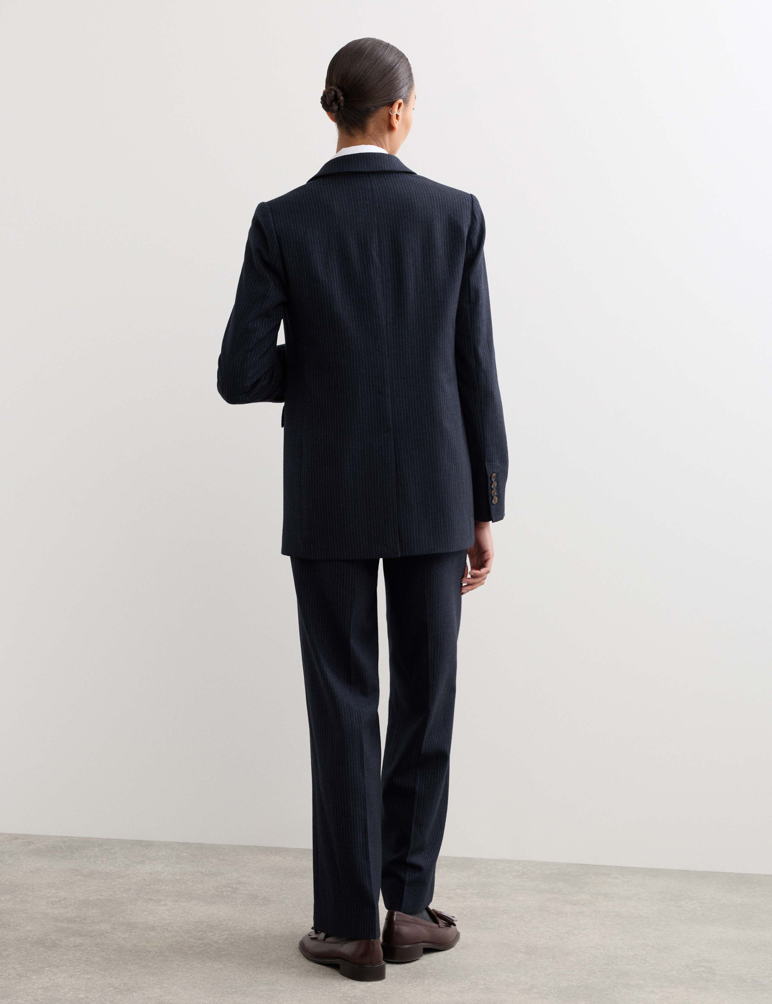 Wool Rich Pinstripe Jacket 6 of 6