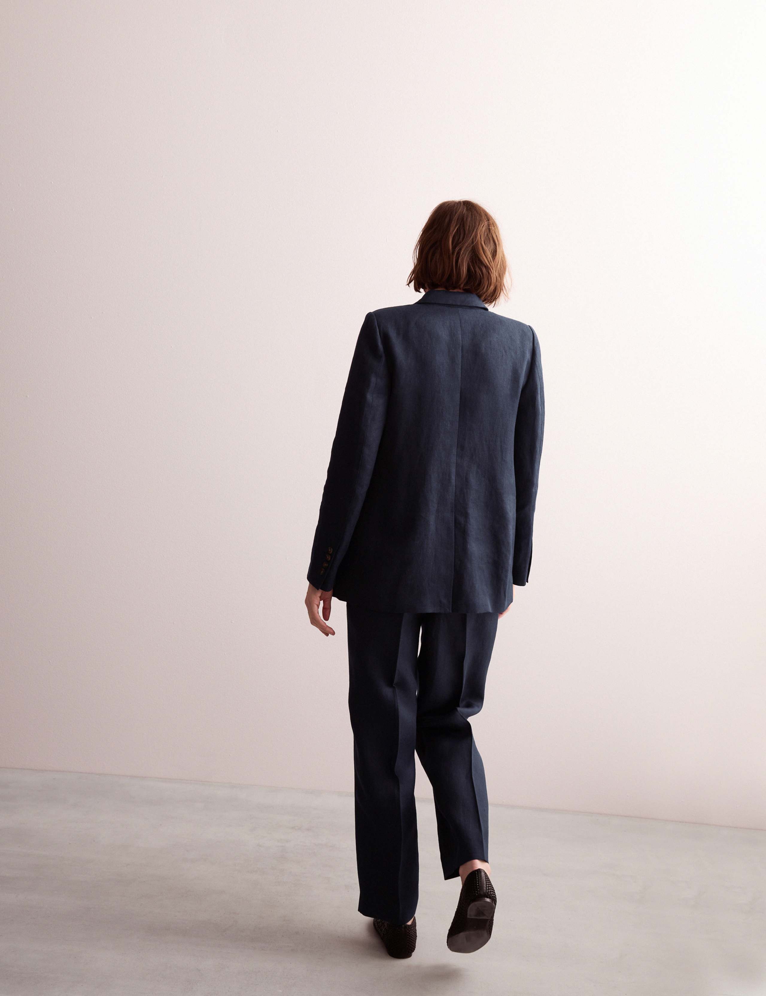 Pure Linen Single Breasted Blazer 4 of 7