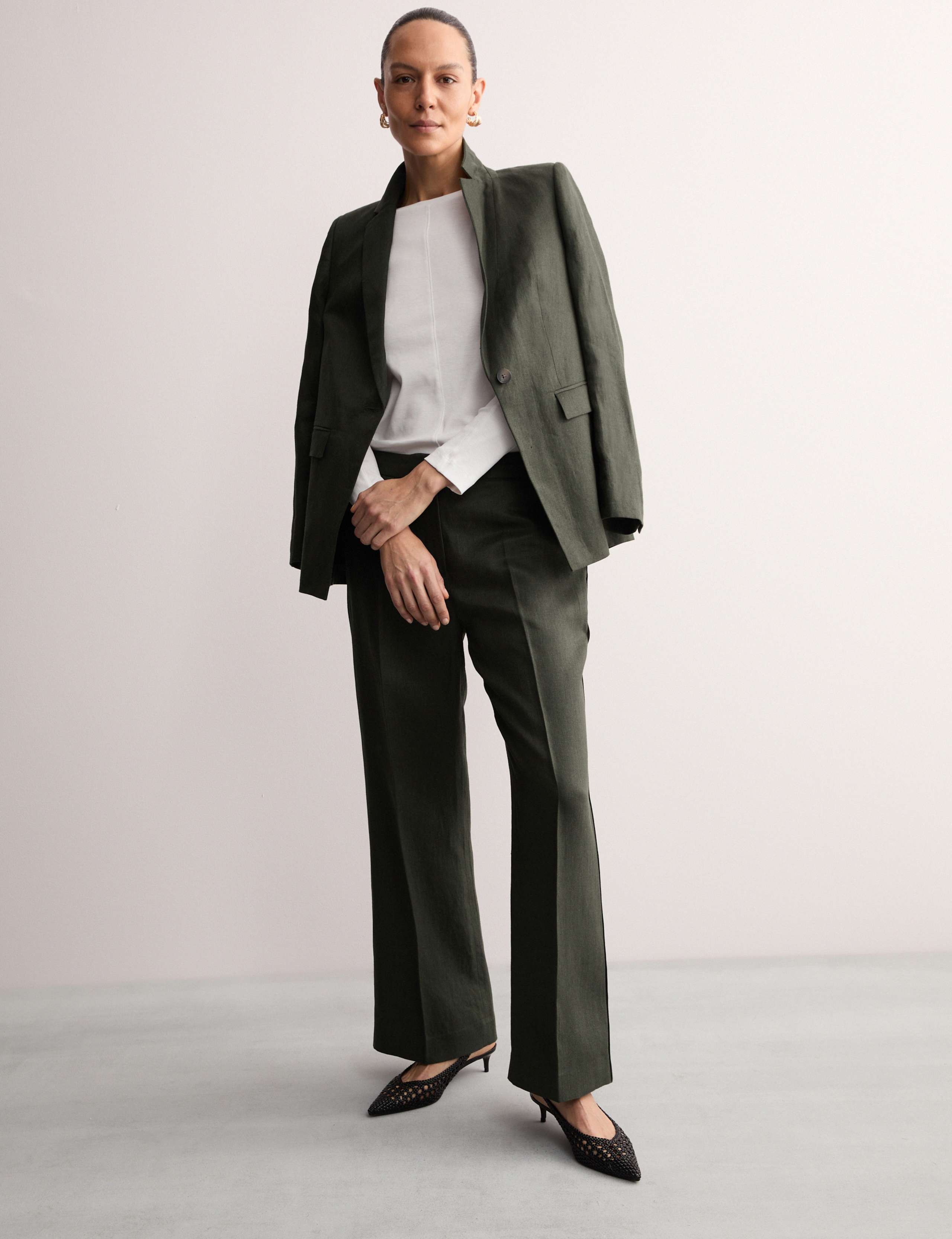 Pure Linen Single Breasted Blazer 6 of 6