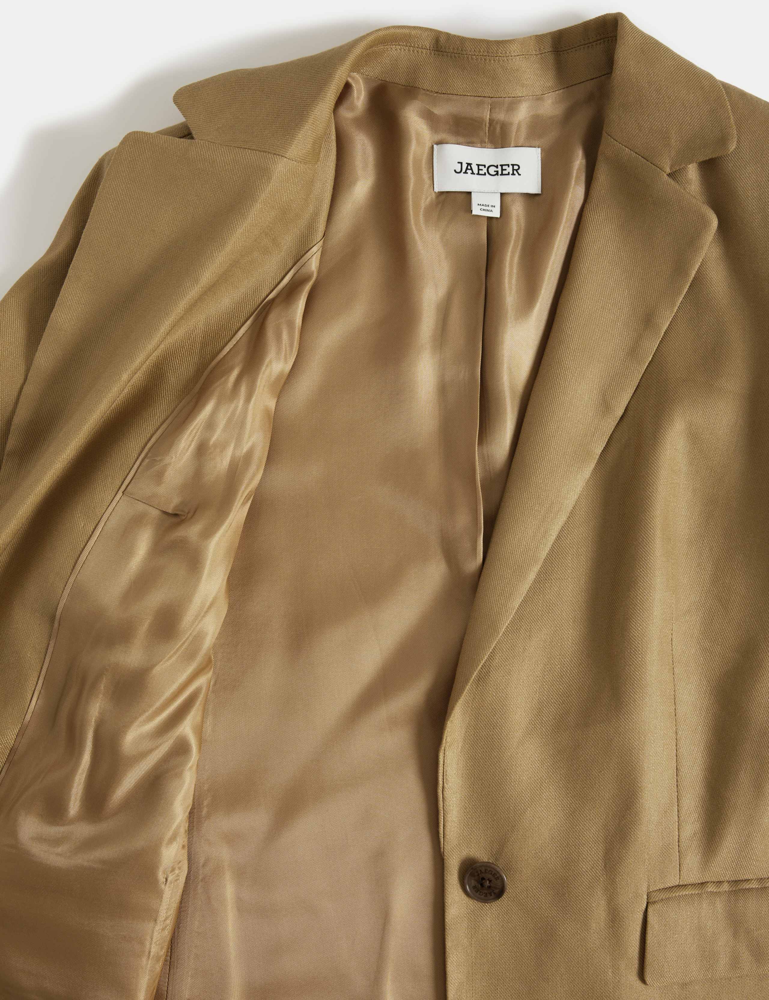 Linen Blend Single Breasted Blazer 9 of 10