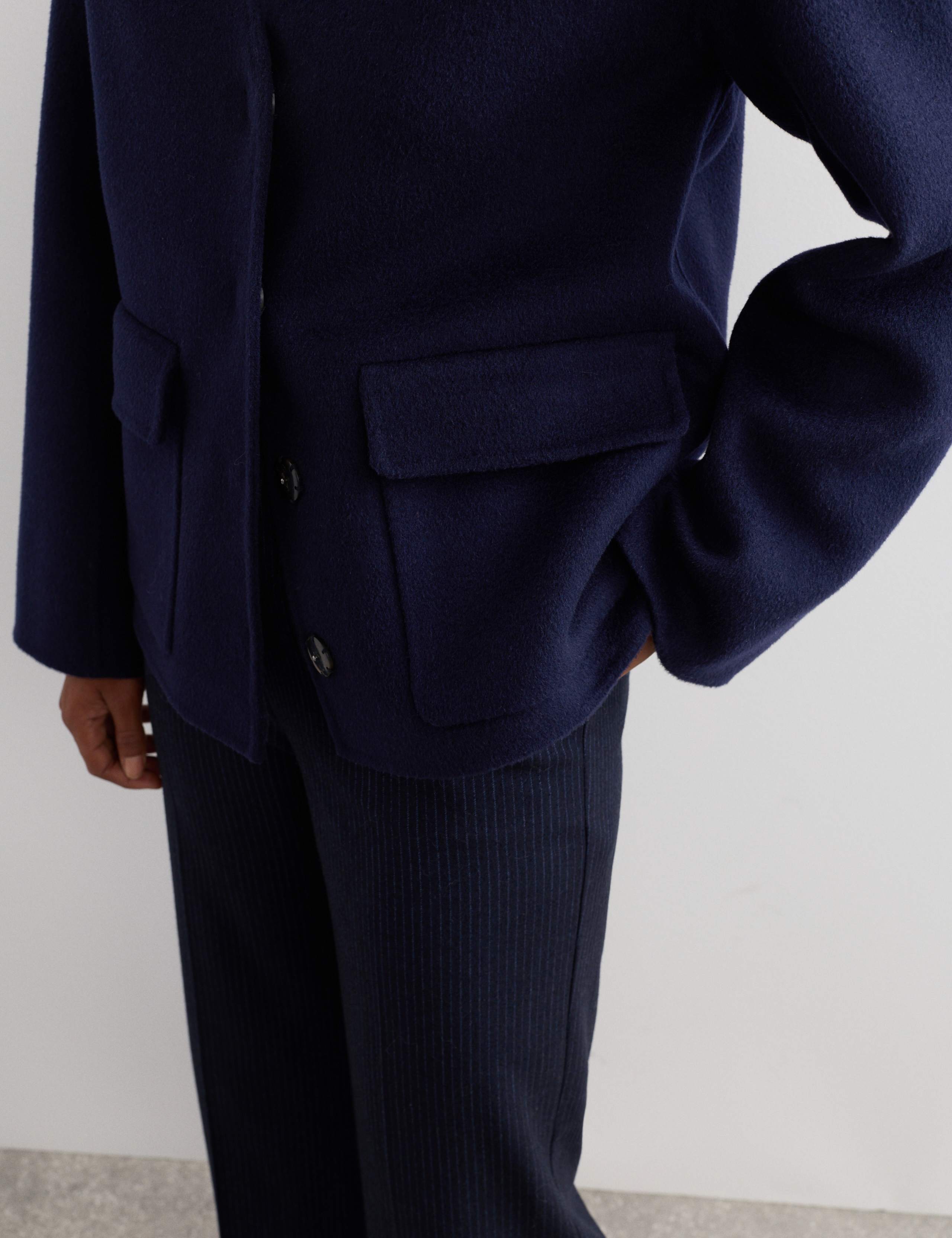 Pure Wool Double-Faced Short Jacket 4 of 7