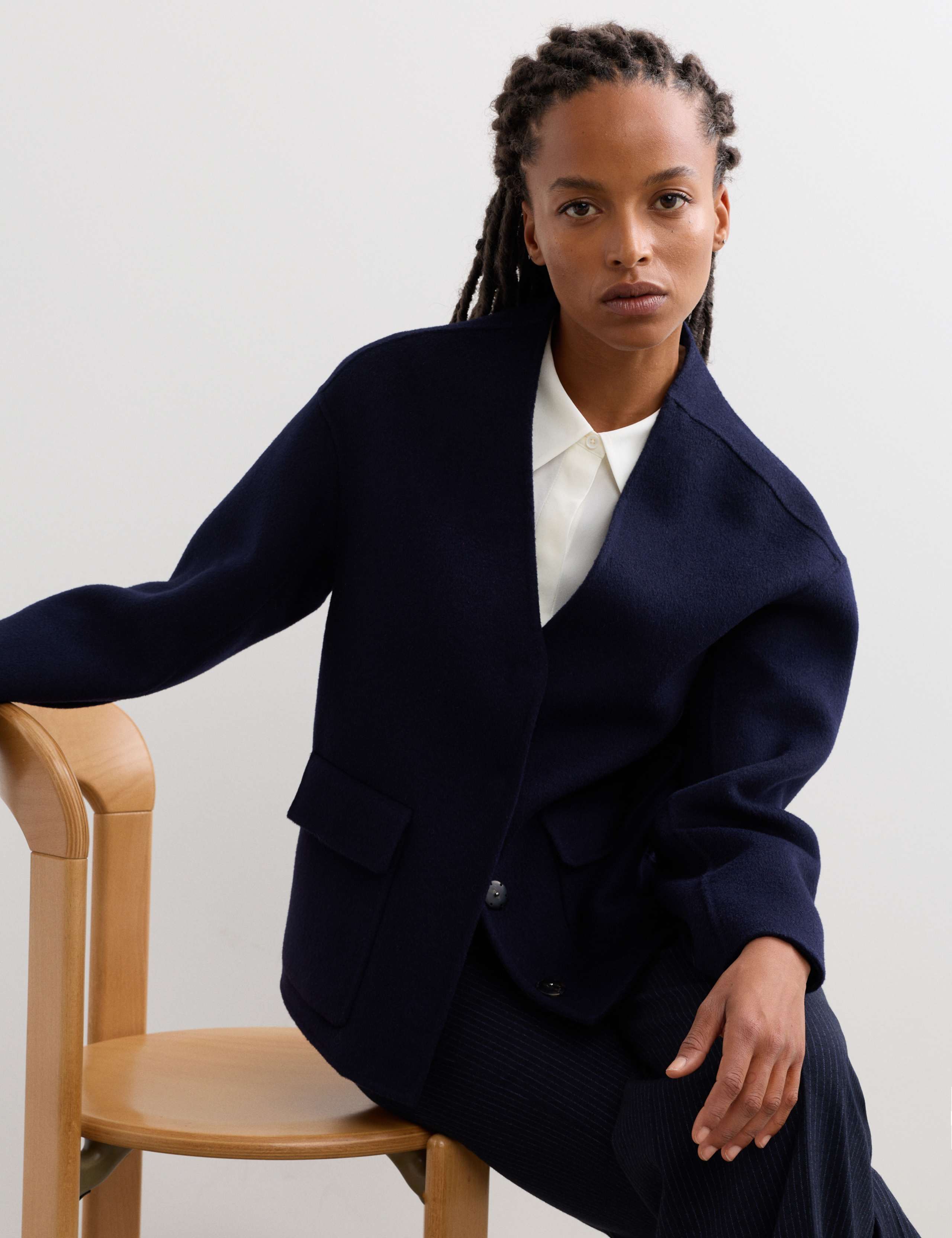 Pure Wool Double-Faced Short Jacket 5 of 7