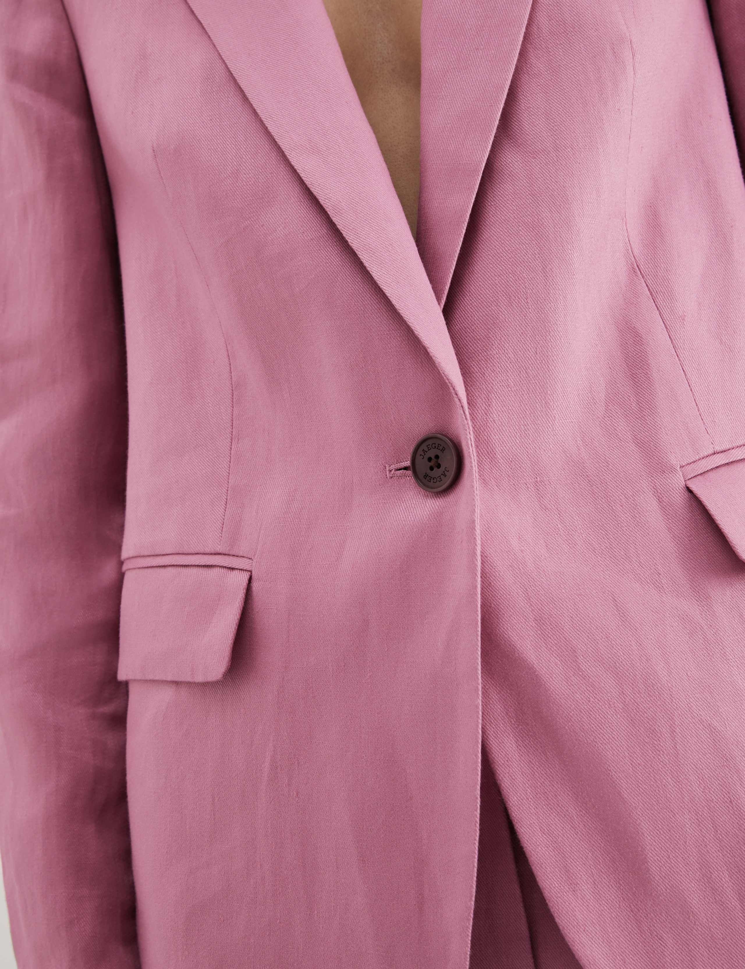 Pure Linen Single Breasted Blazer 6 of 8
