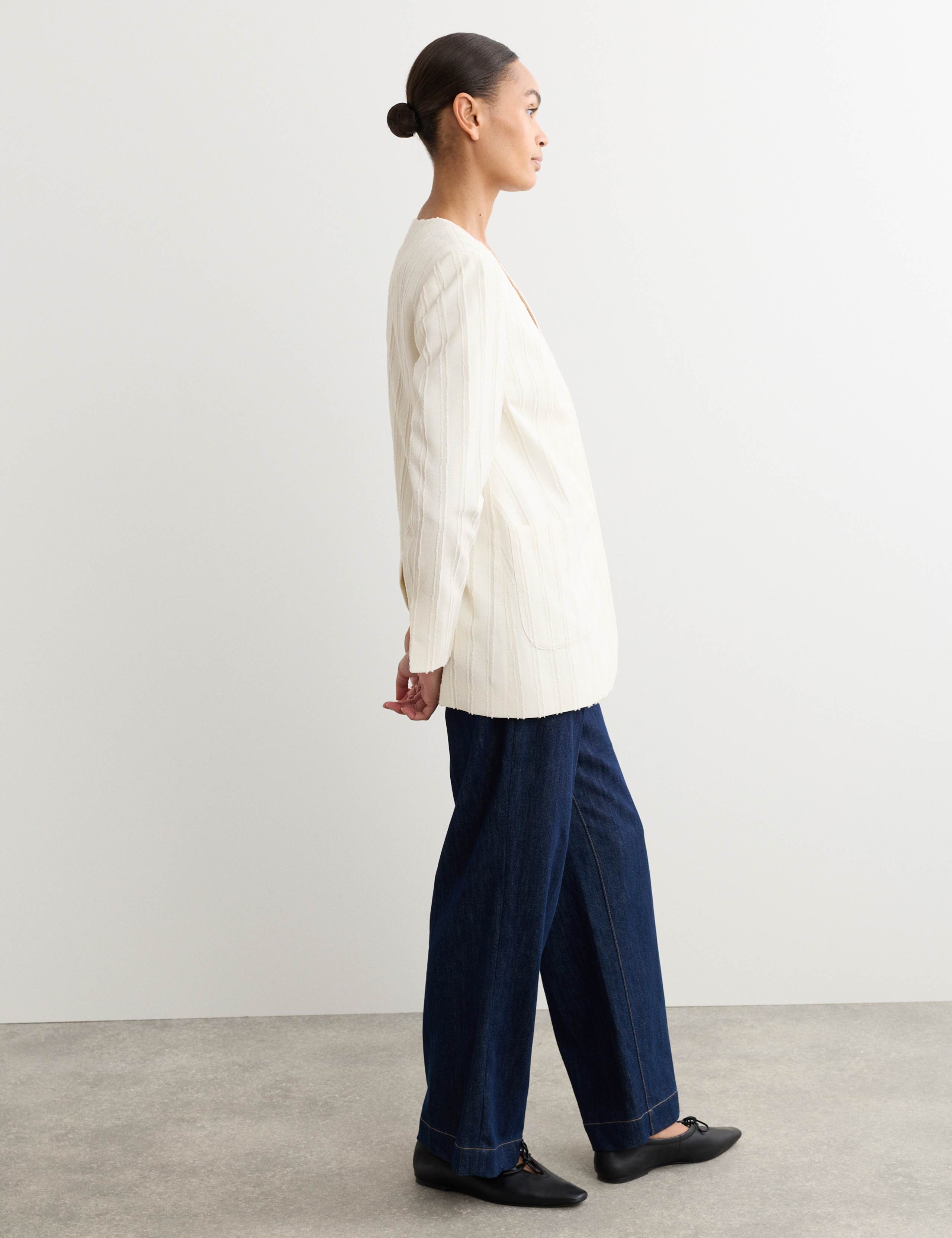 Jacquard Textured Jacket 4 of 7