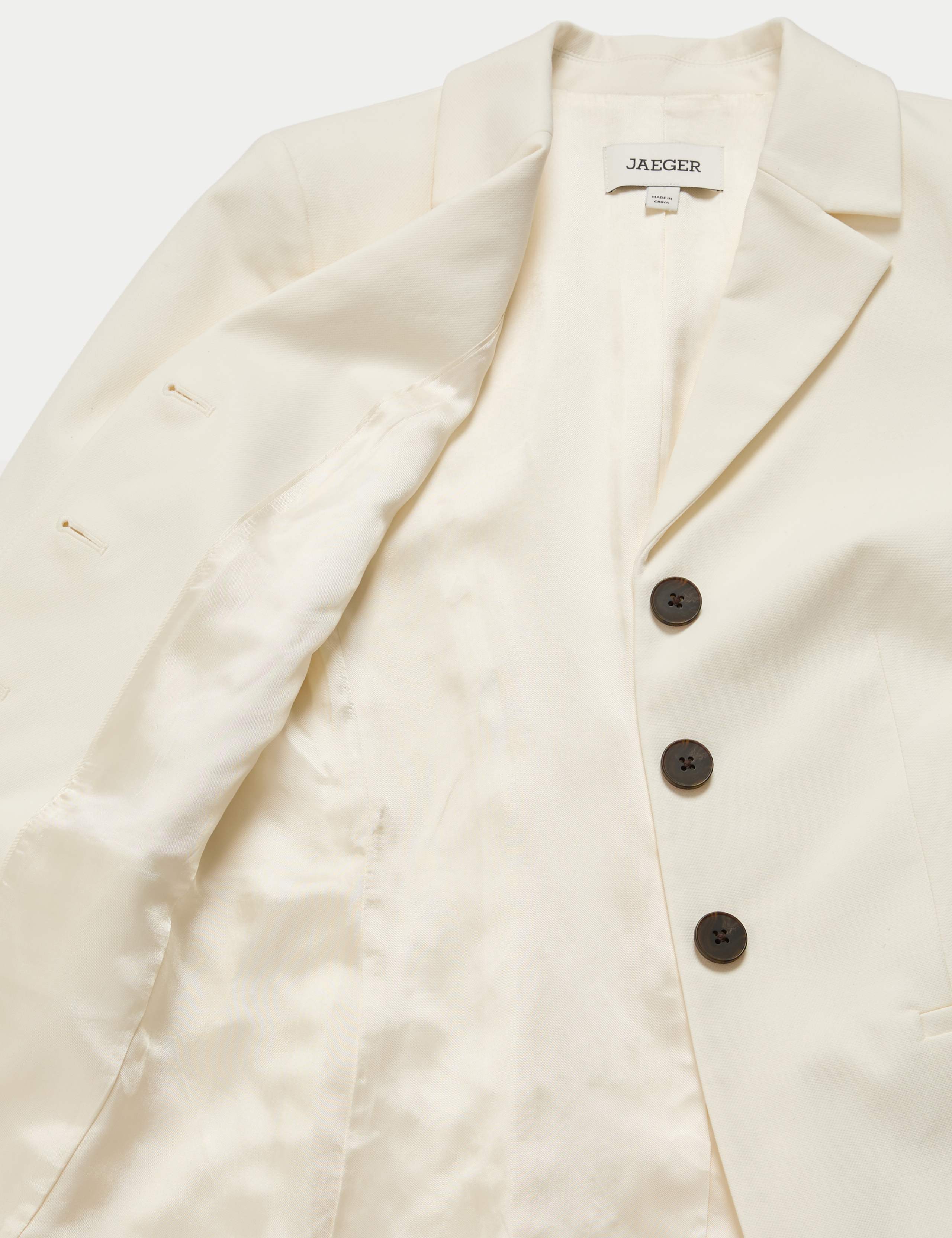 Cotton Rich Slim Single Breasted Blazer 9 of 9