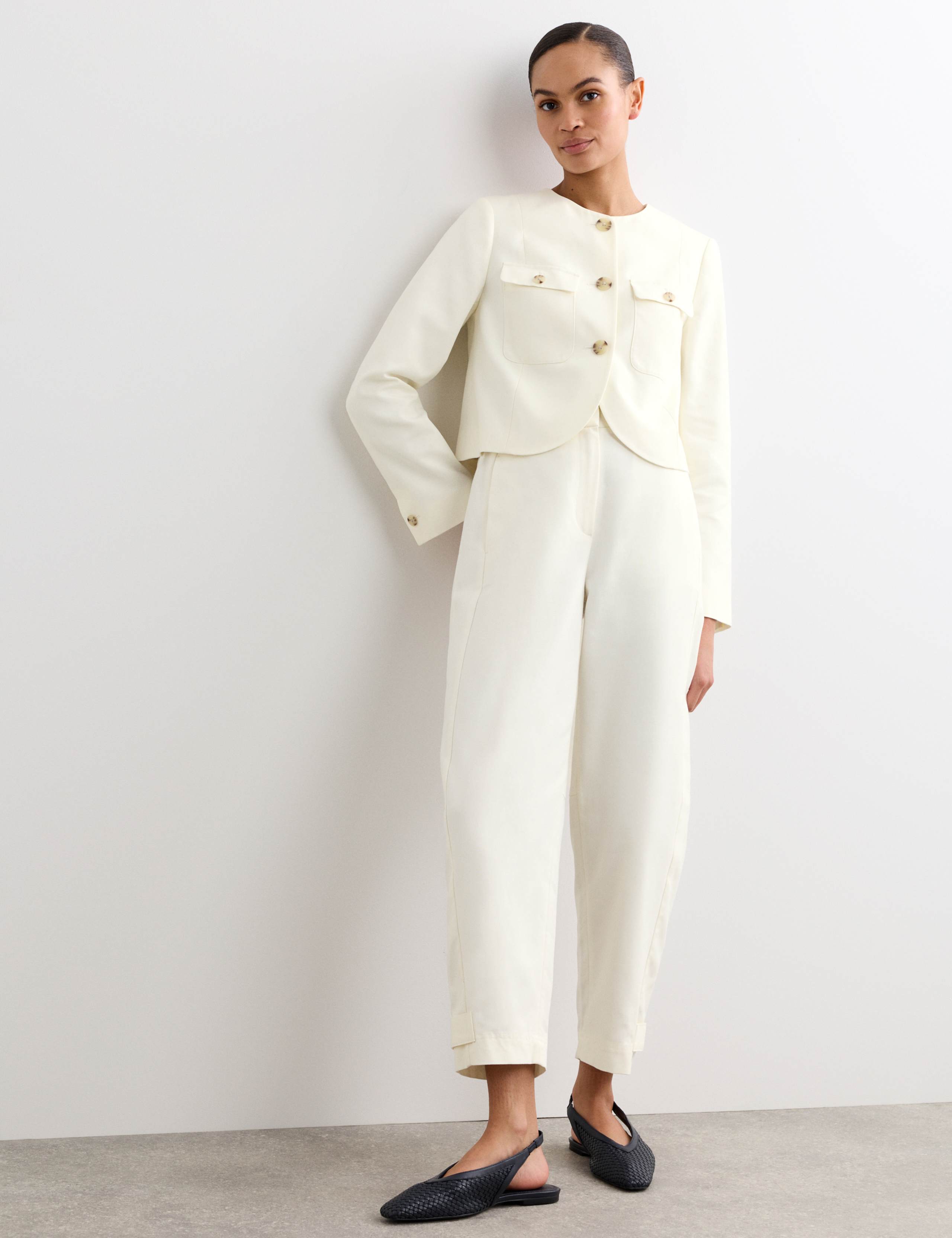 Cotton Rich Boxy Short Jacket 3 of 8
