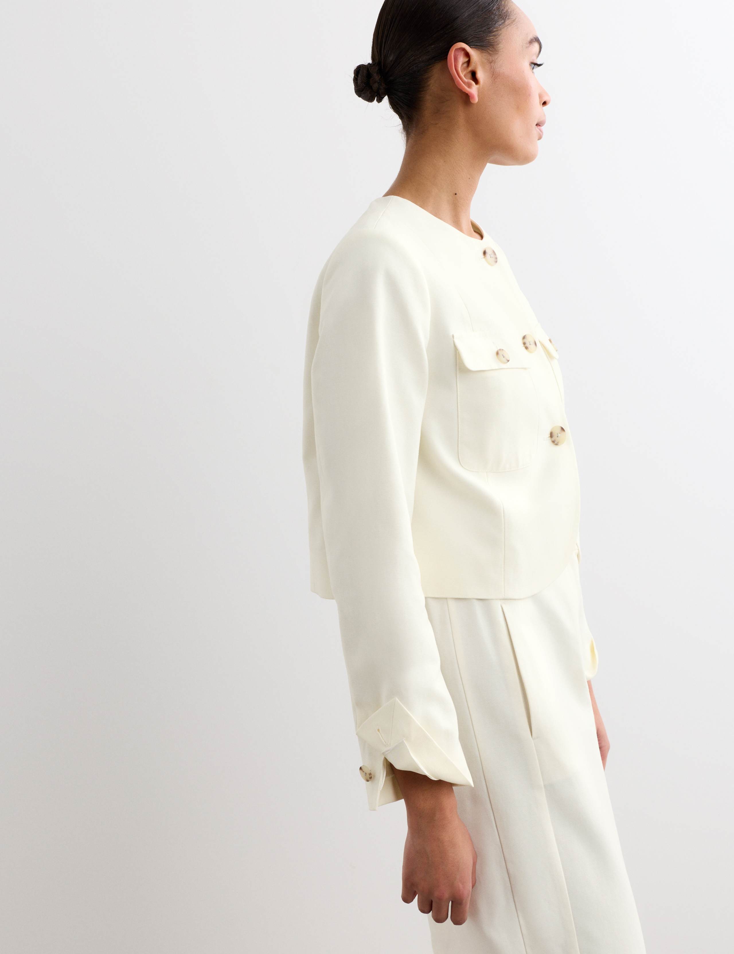 Cotton Rich Boxy Short Jacket 6 of 8