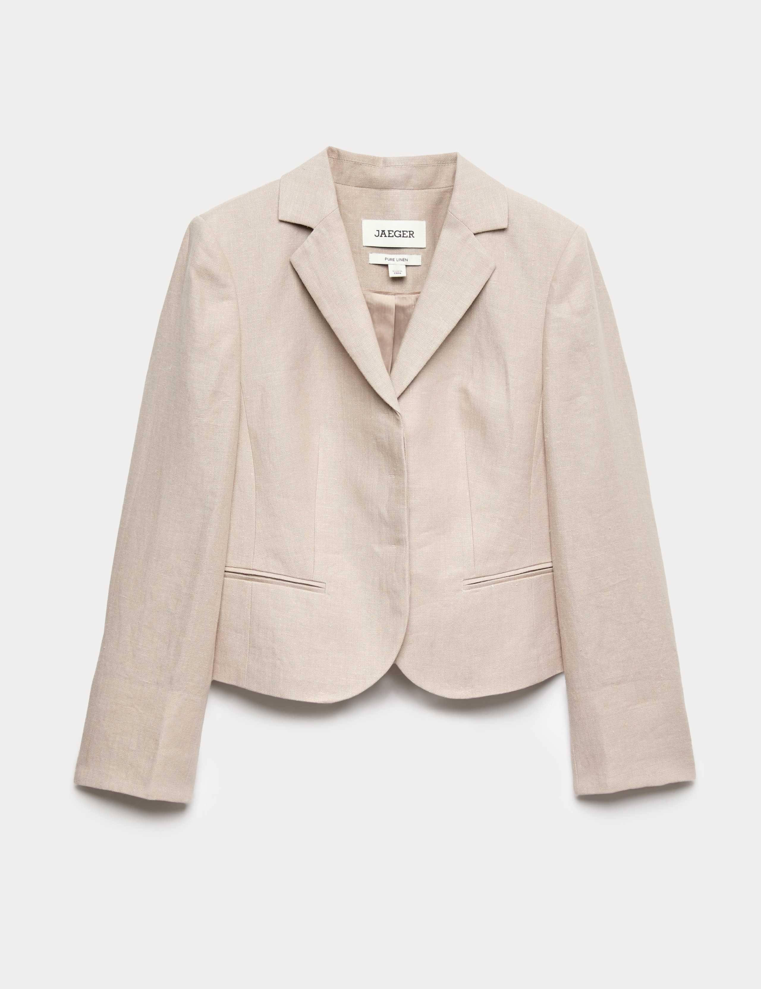 Pure Linen Short Tailored Jacket 2 of 7