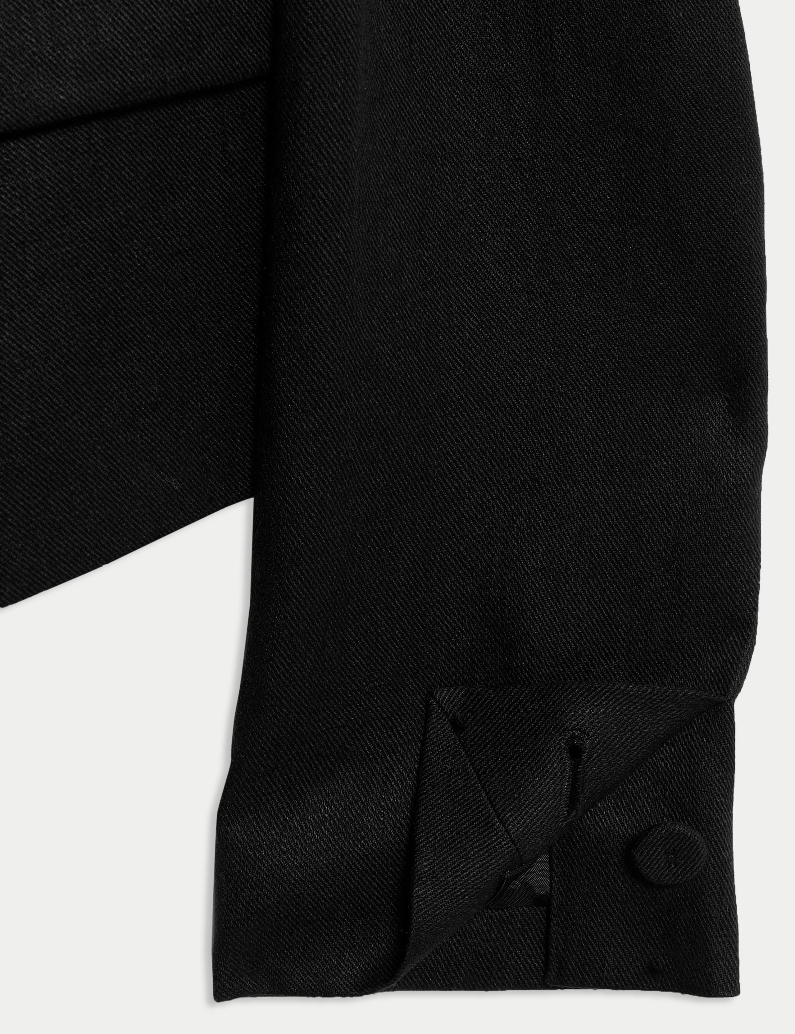 Pure Linen Collarless Cropped Jacket 7 of 9