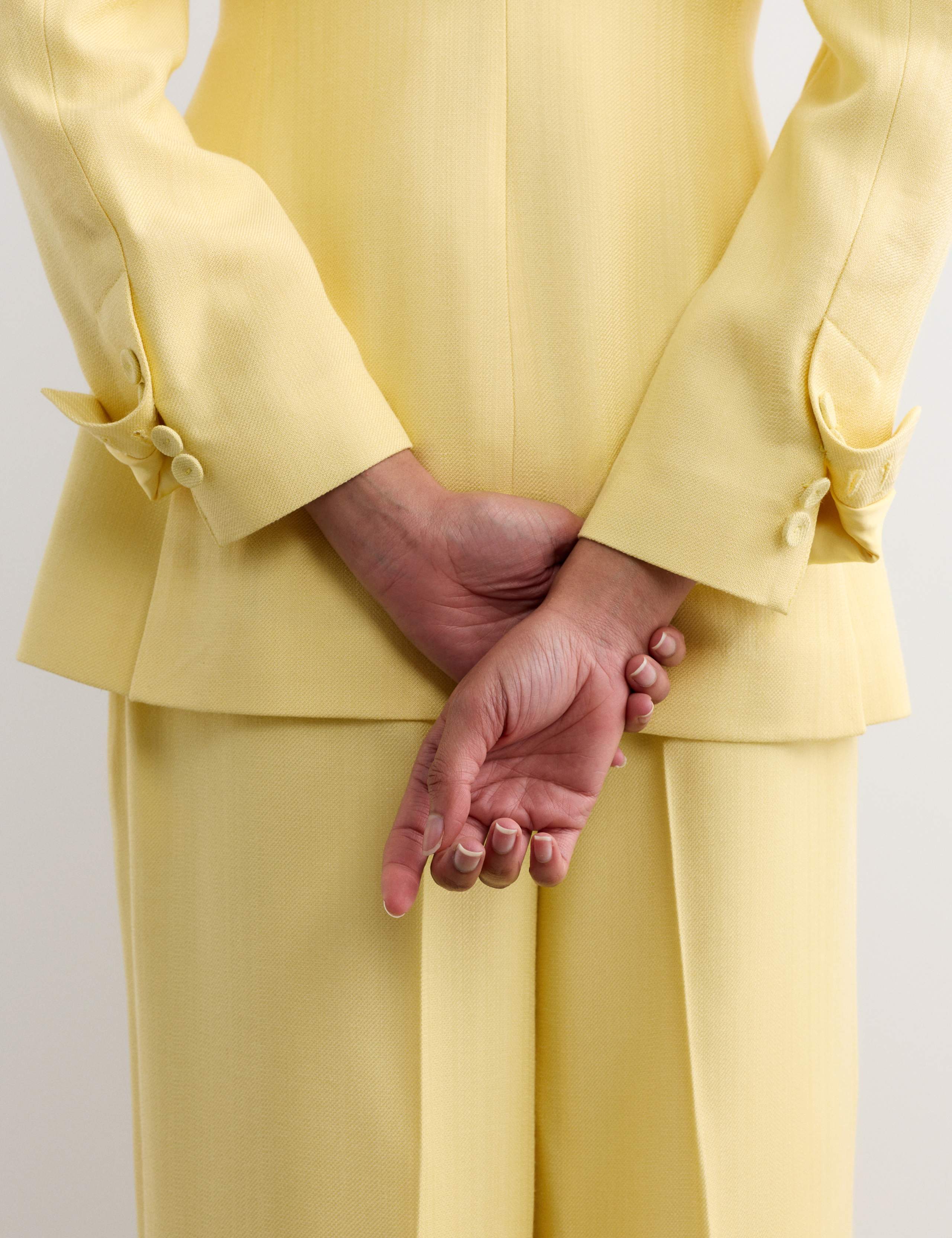 Textured Single Breasted Longline Blazer 4 of 8