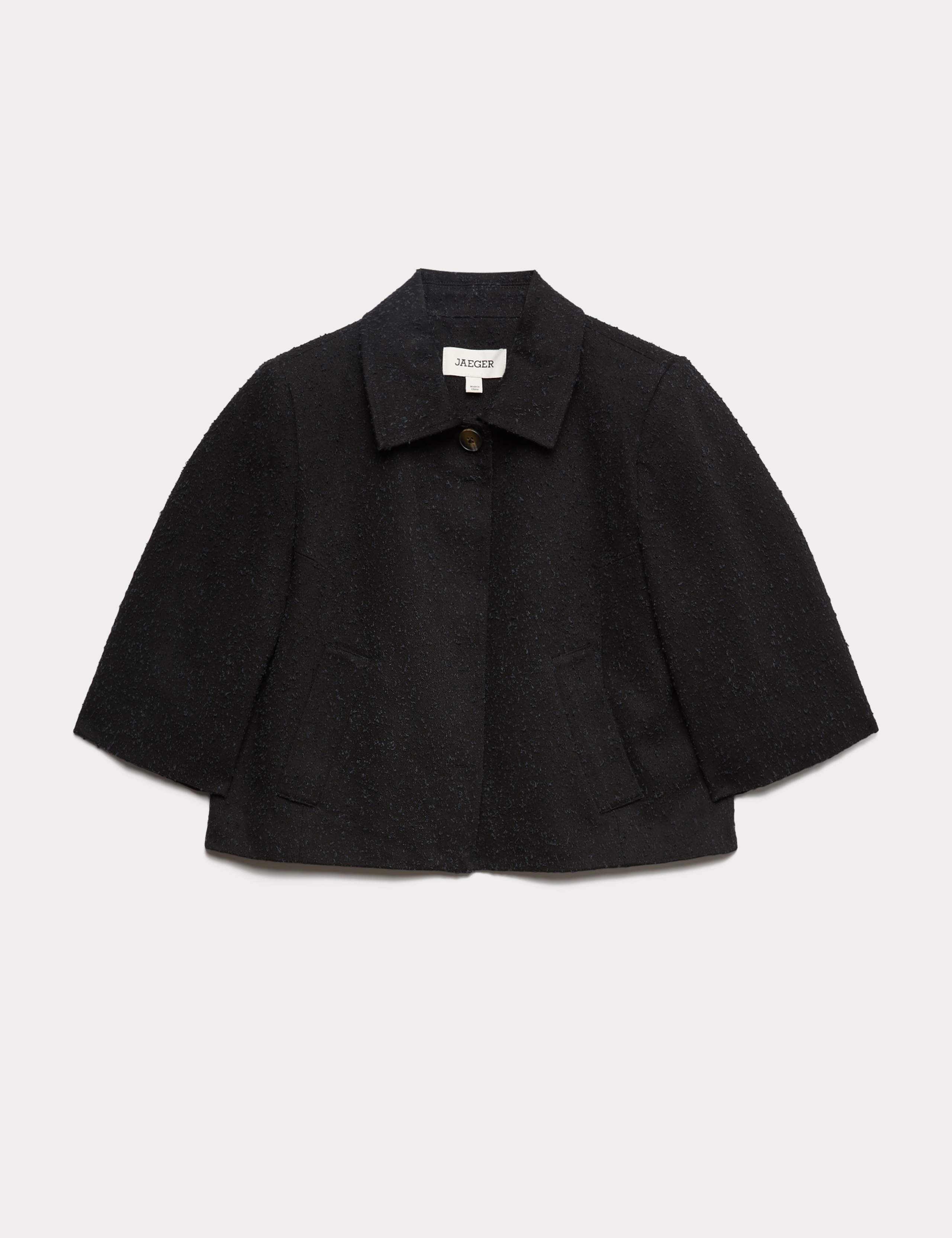 Pure Cotton Textured Trucker Jacket 2 of 7