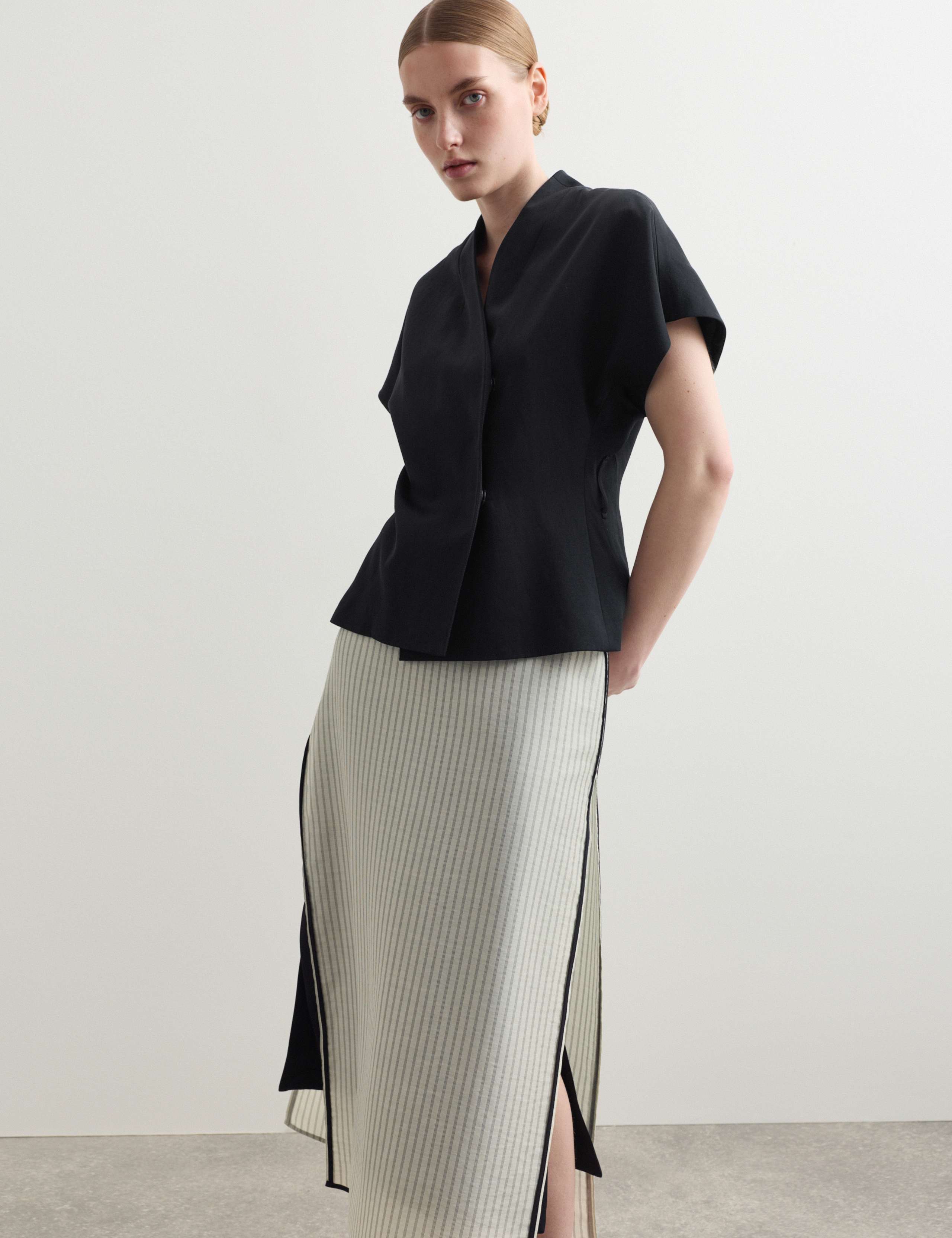 Wrap Jacket with Linen 7 of 7