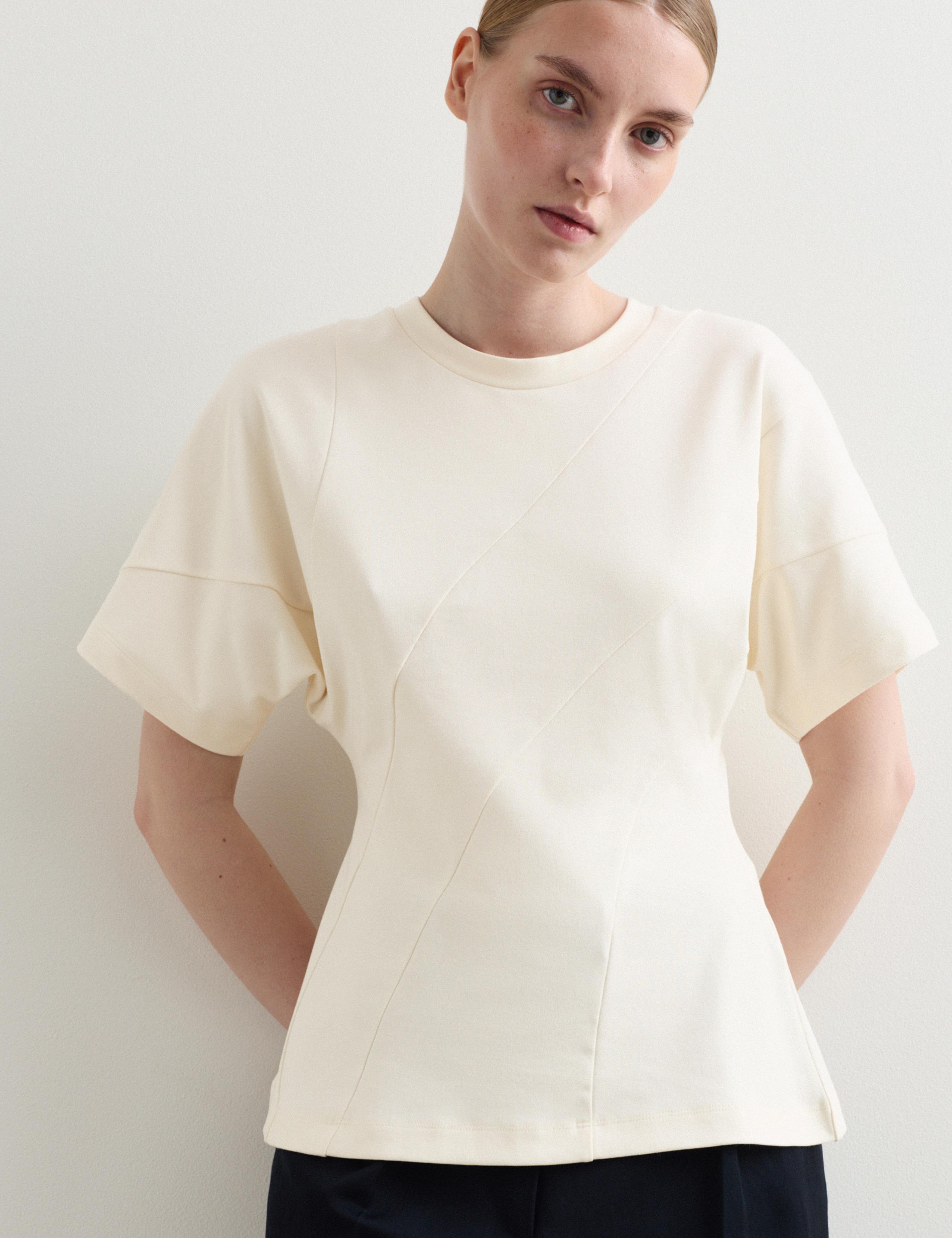 Cotton Modal Twist Detail Top 1 of 5