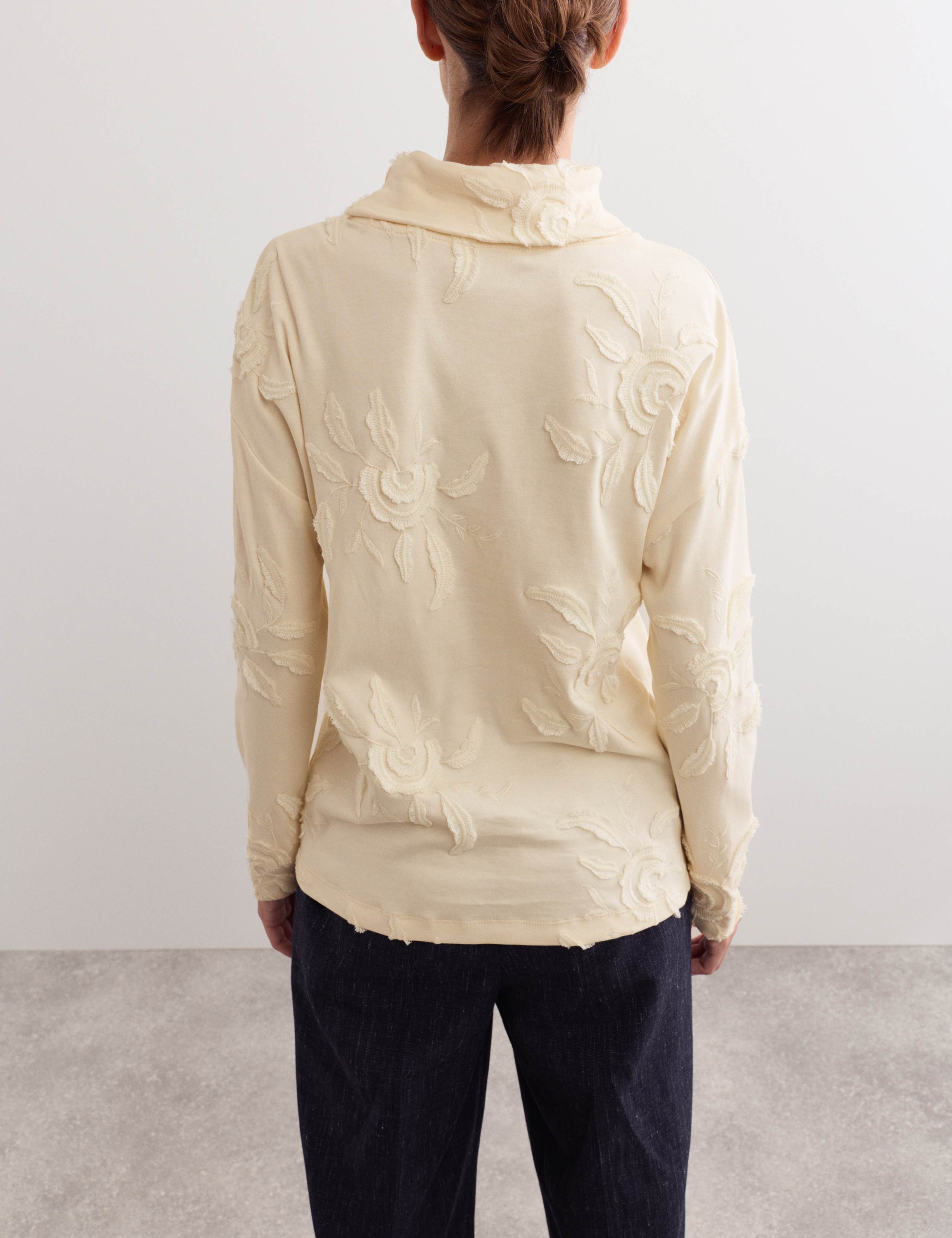 Pure Cotton Floral Embroidered Sweatshirt 6 of 7