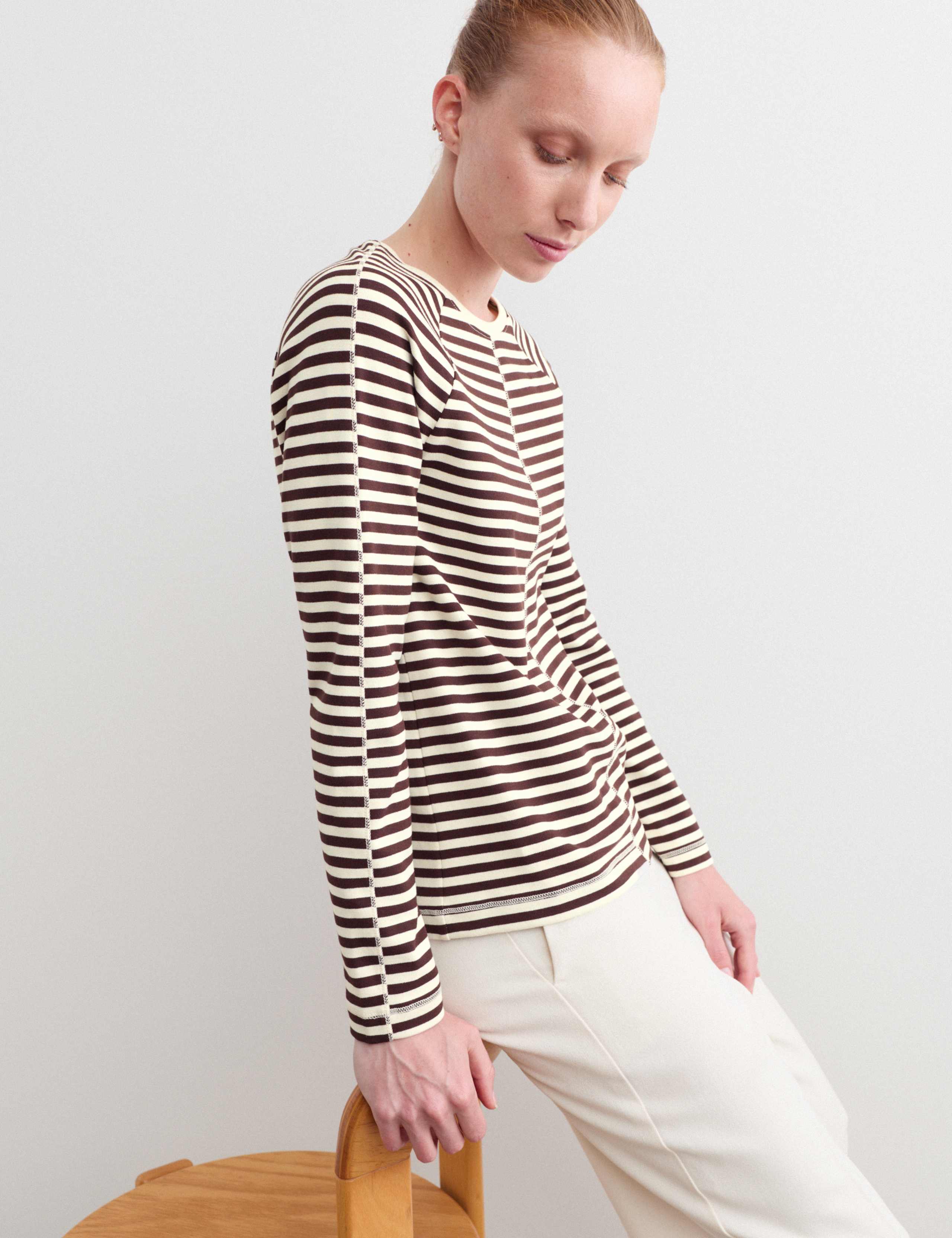 Striped Seam Detail Top 5 of 6