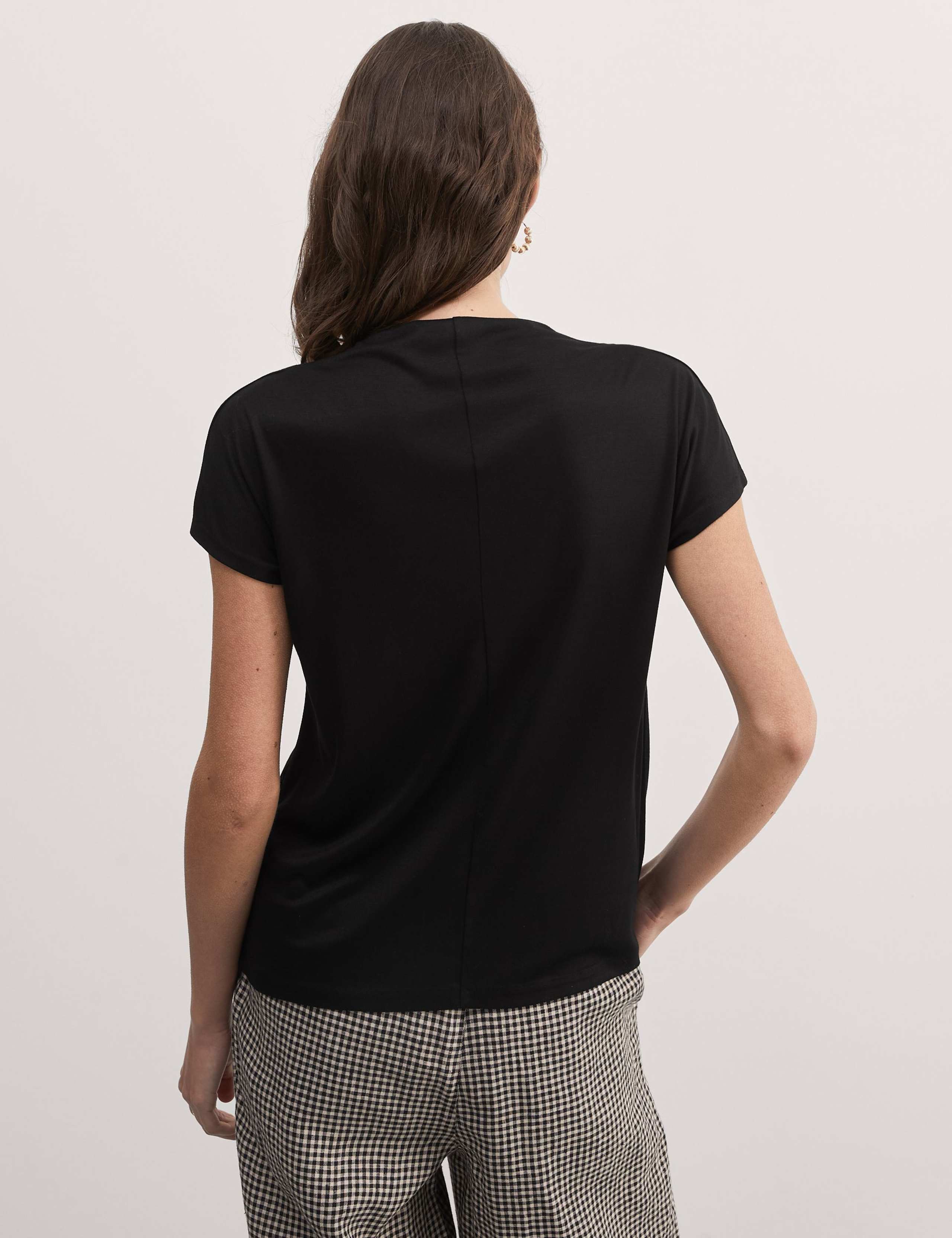 Jersey Funnel Neck Top 6 of 7