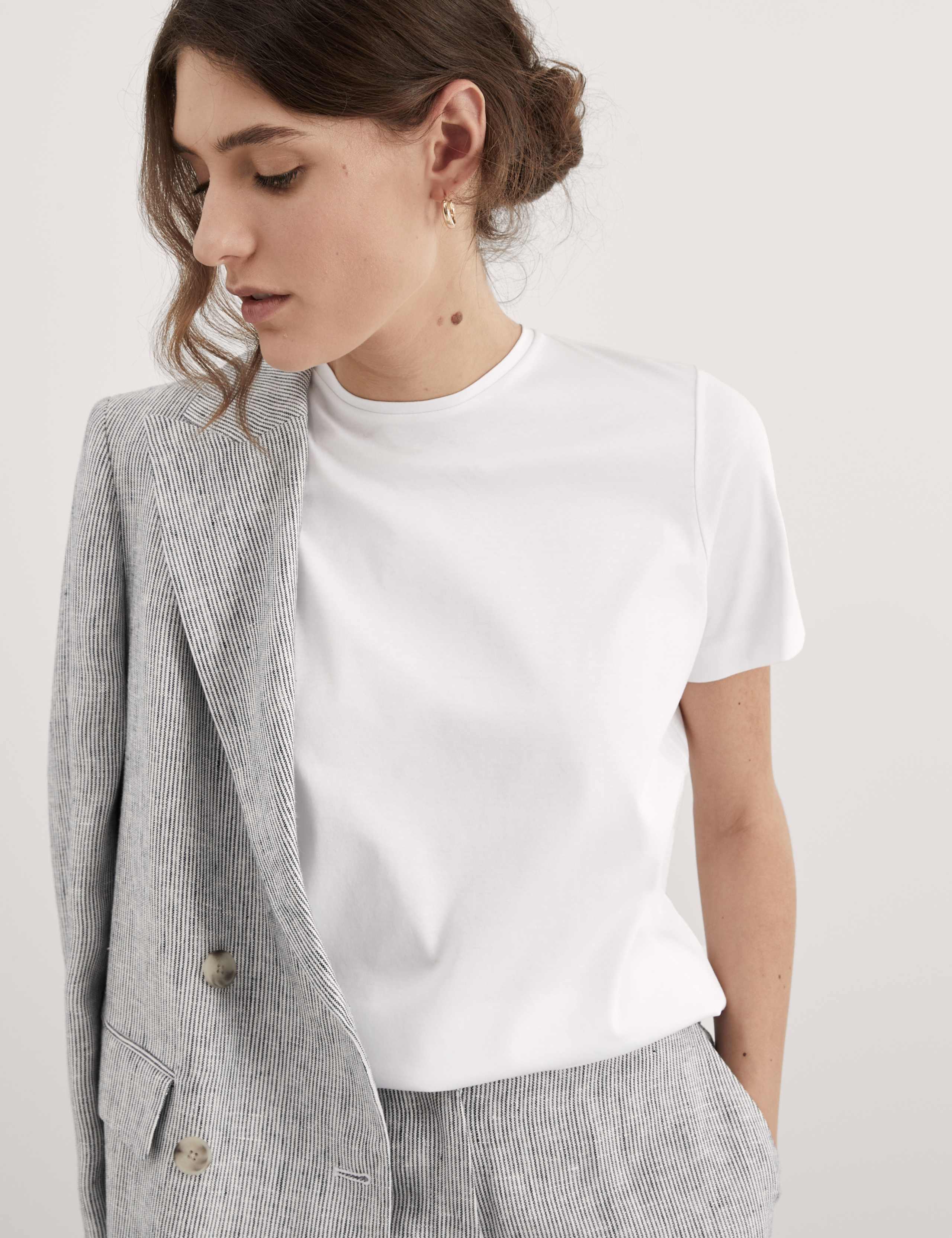 Pure Mercerised Cotton T-Shirt 2 of 4