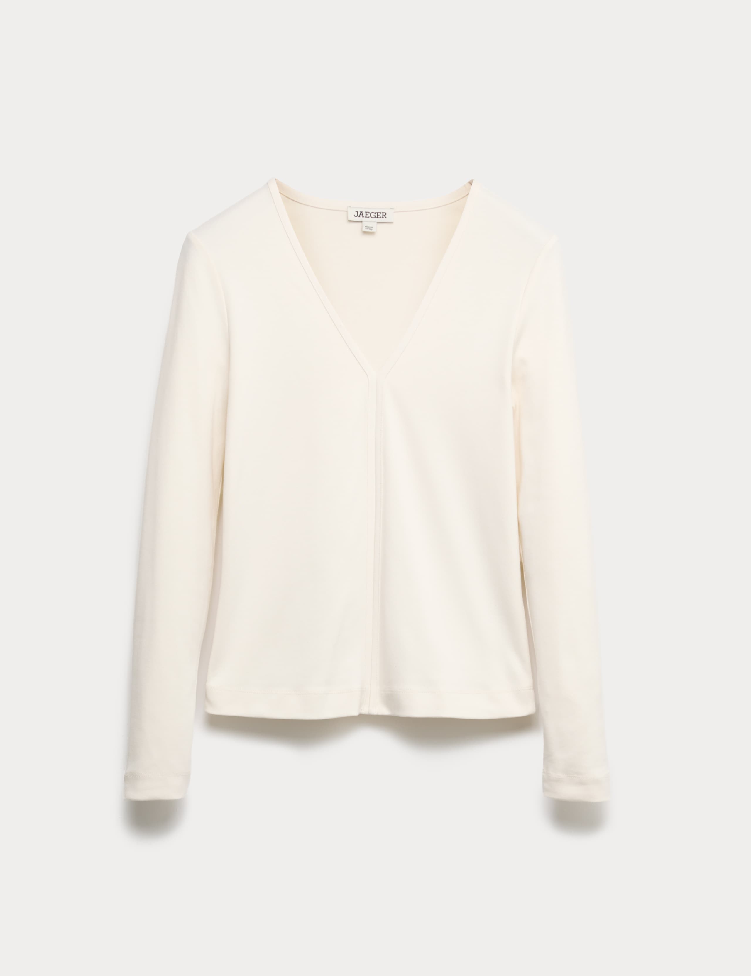 Cotton Modal Blend V-Neck Top 2 of 6