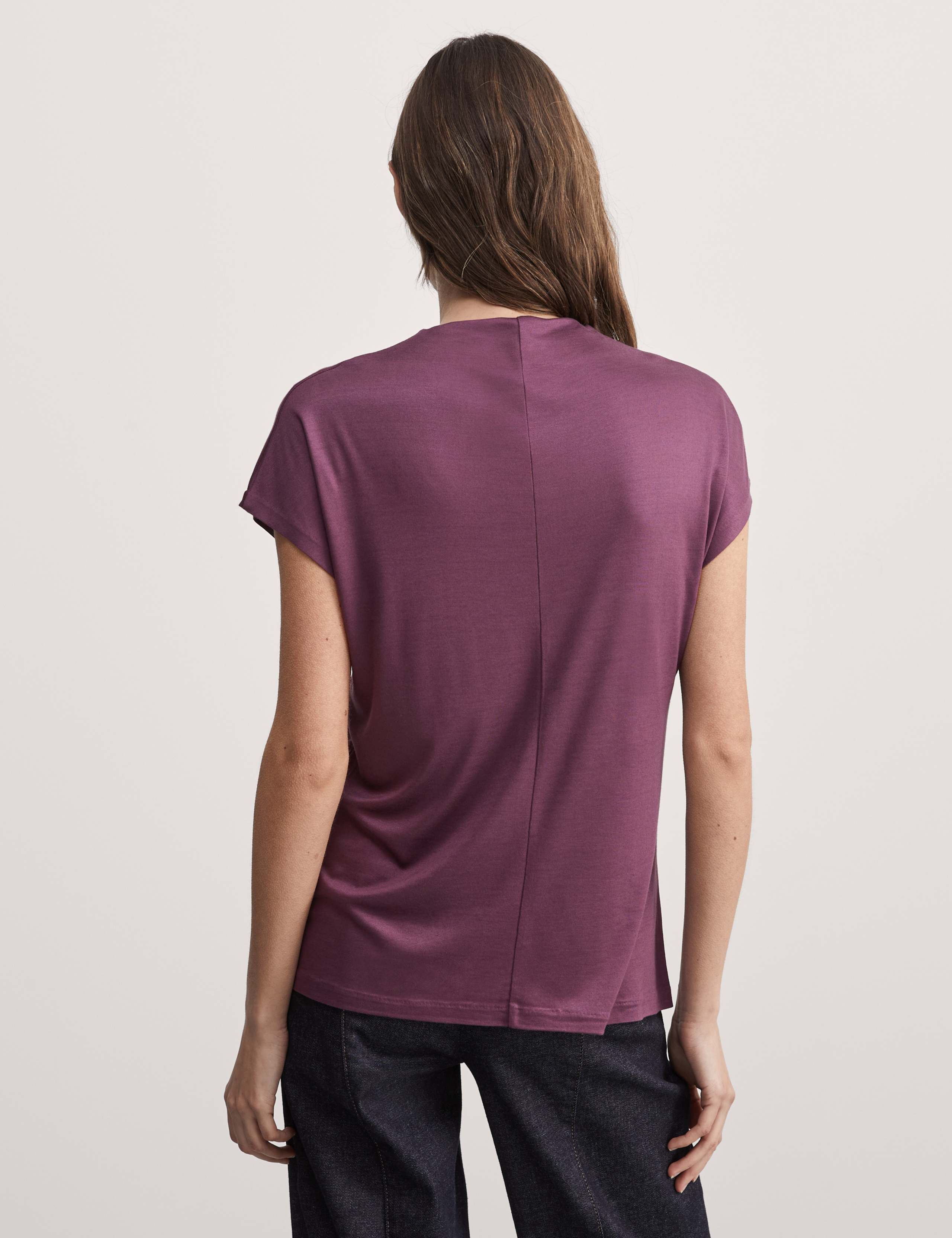 Jersey Funnel Neck Top 5 of 5