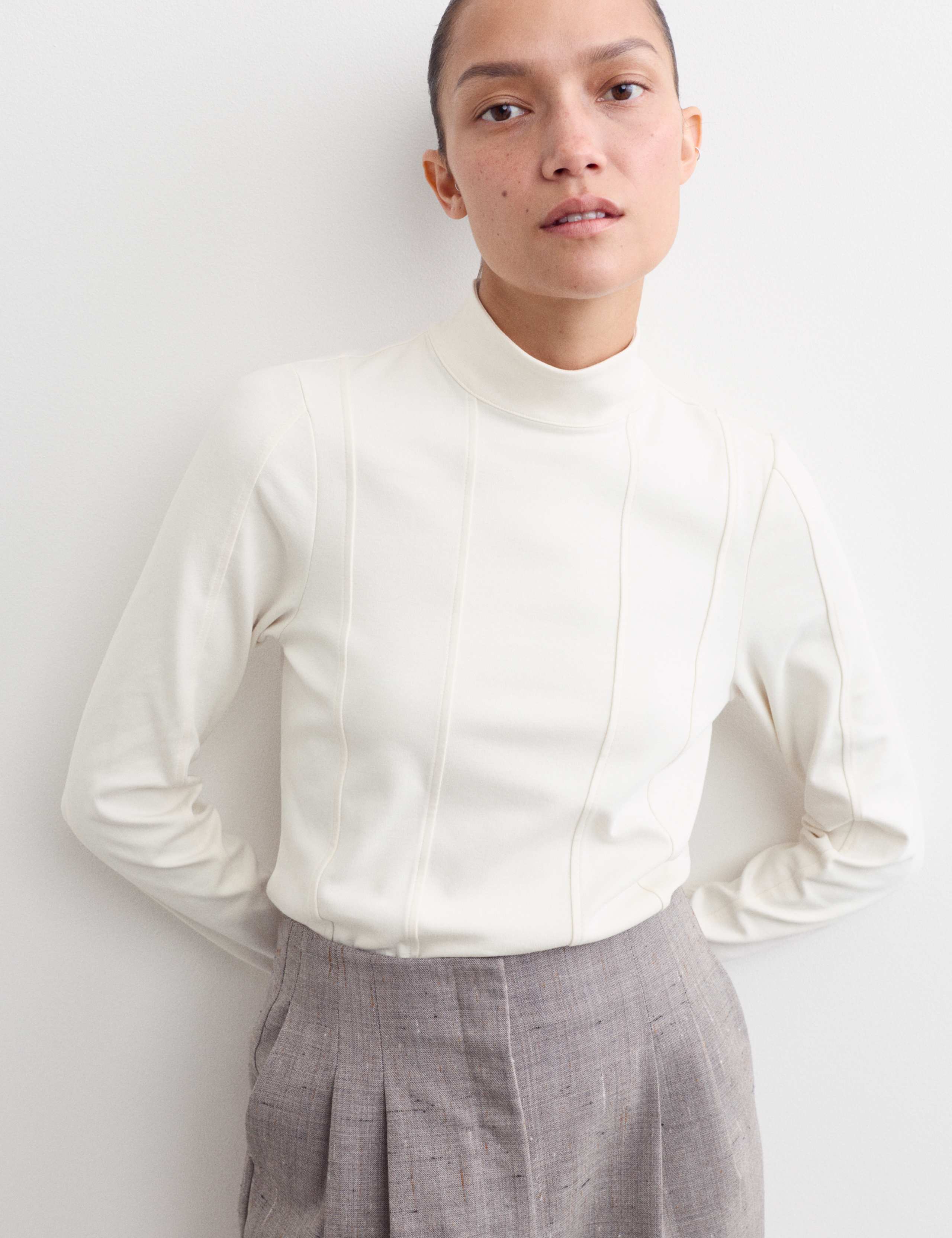 Cotton Blend Jersey Top 3 of 7