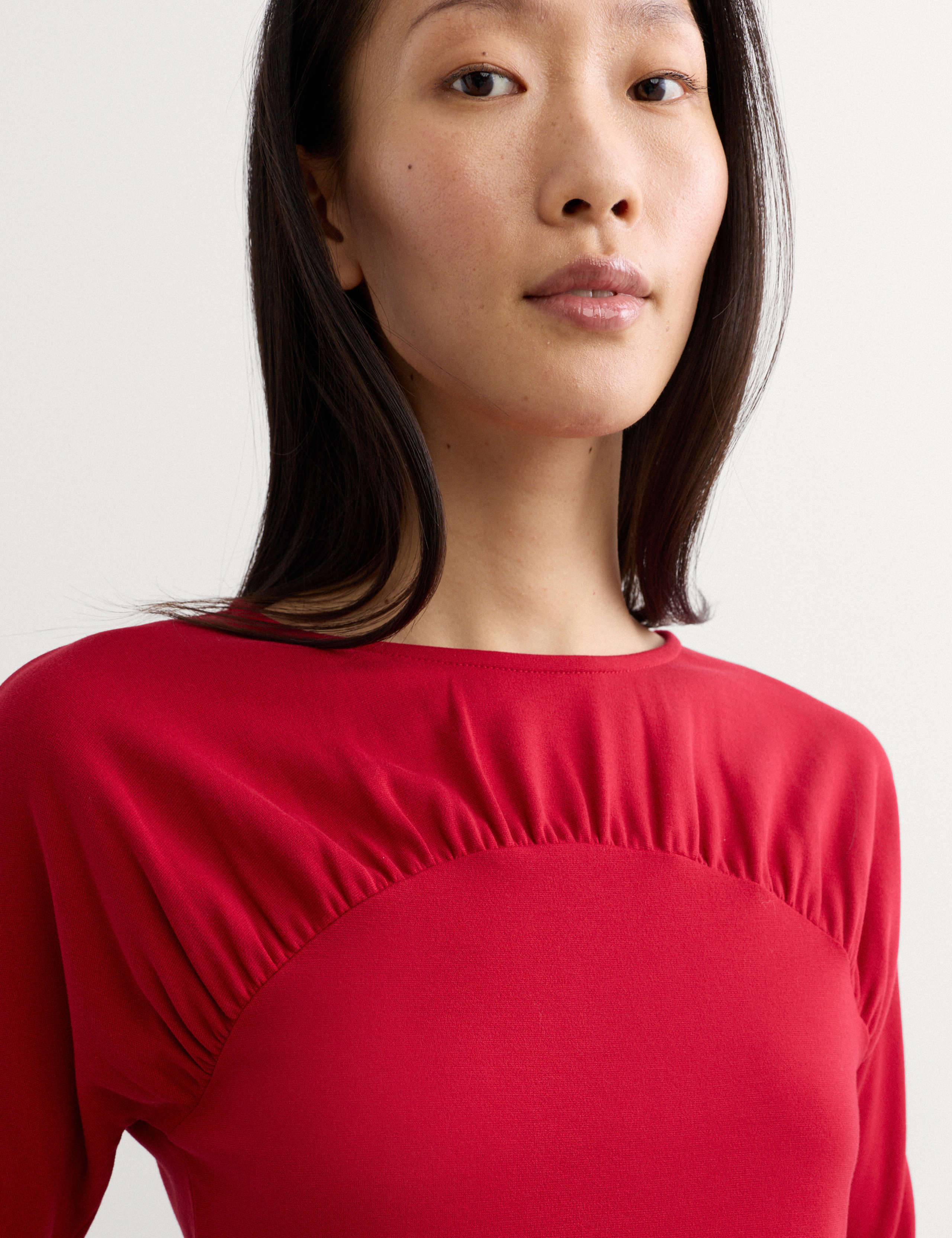 Jersey Ruched Regular Fit Top 3 of 7