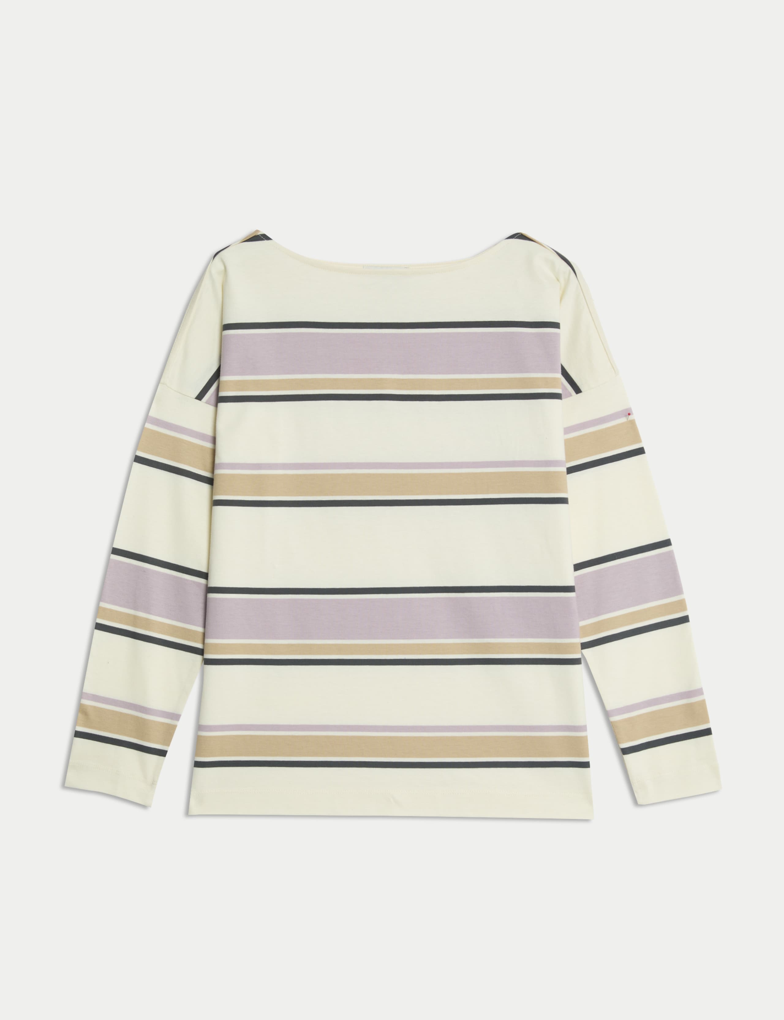 Pure Cotton Striped Relaxed Top 2 of 7