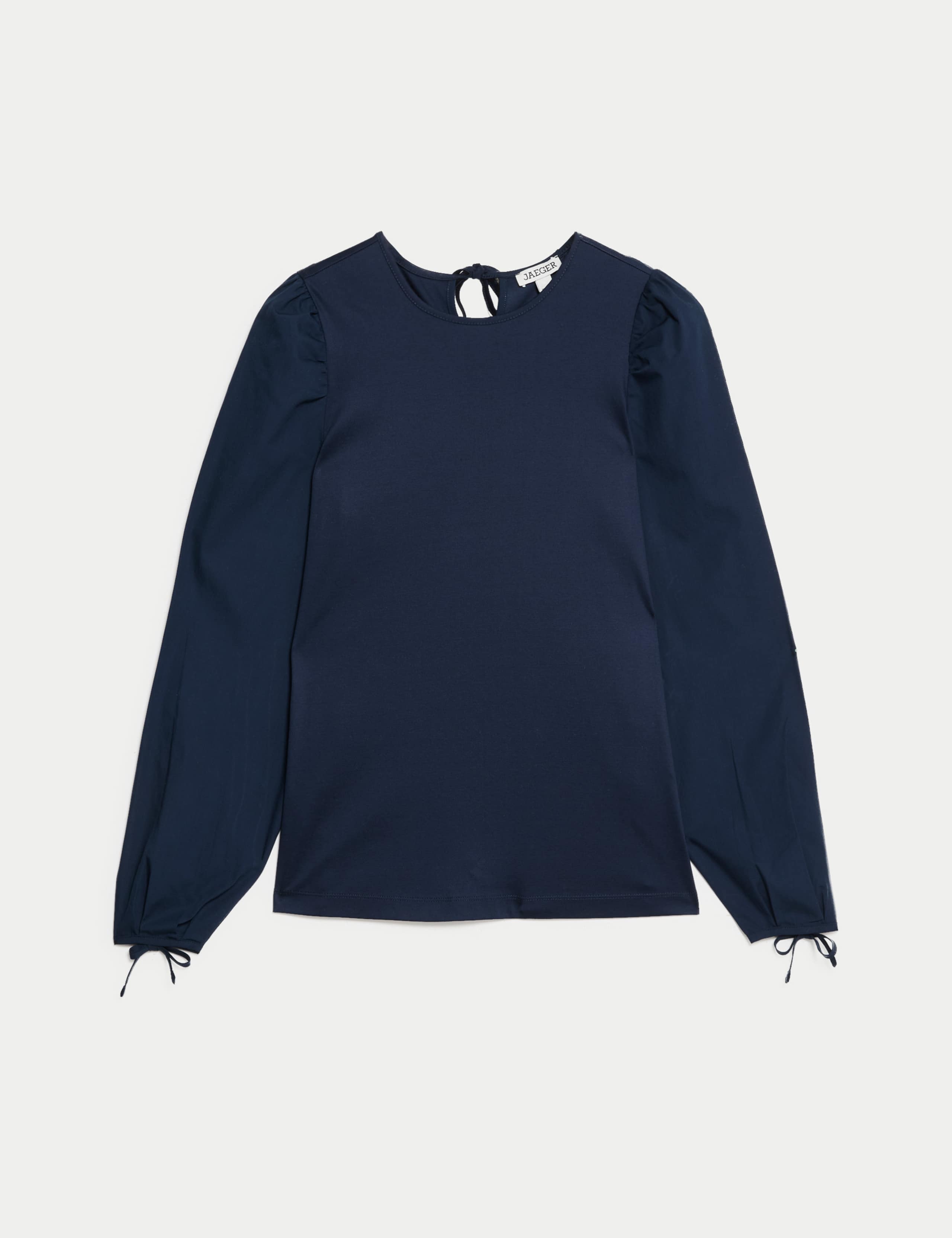 Pure Cotton Puff Sleeve Top 2 of 7