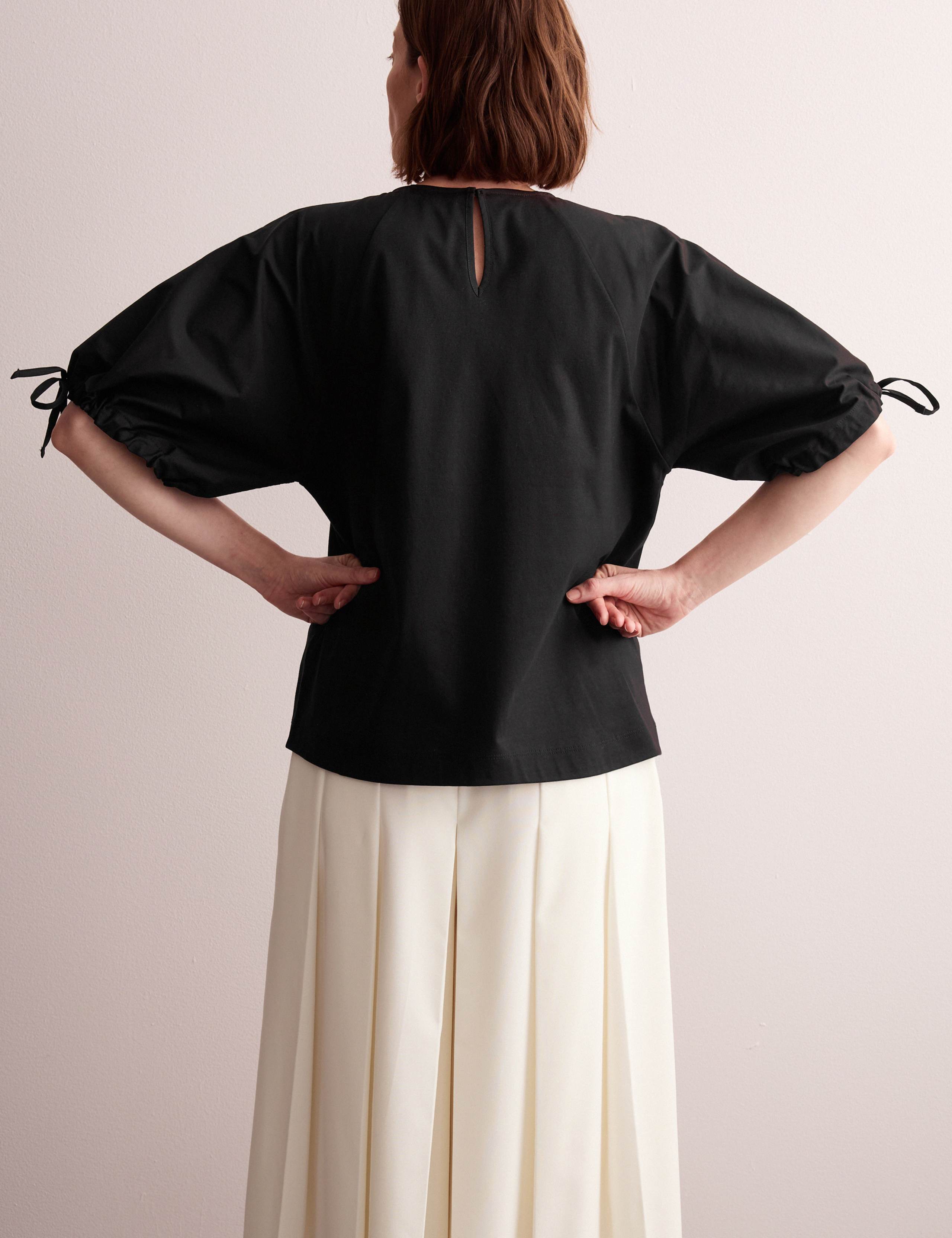 Pure Cotton Crew Neck Relaxed Top 8 of 9