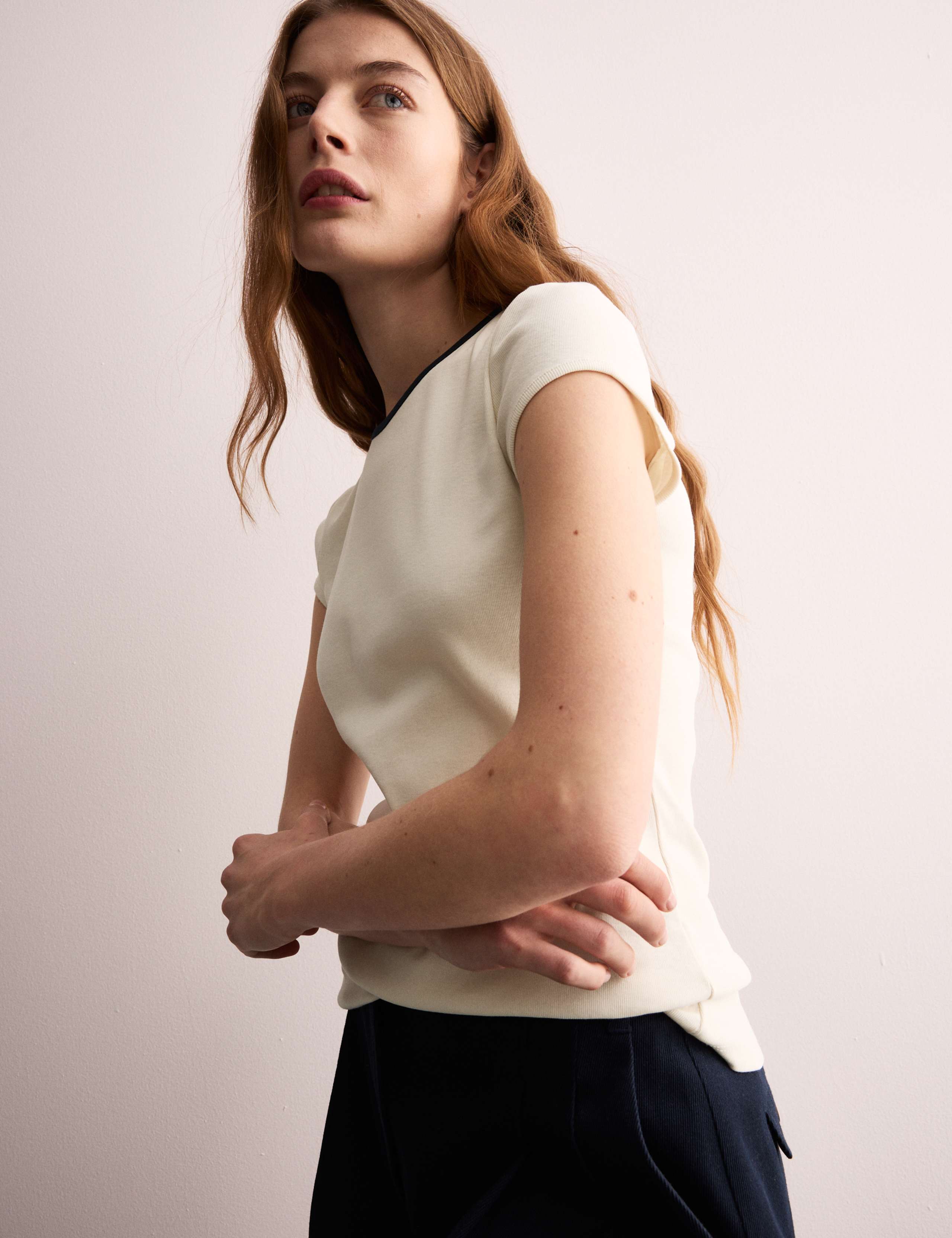 Jersey Contrast Trim T-Shirt 4 of 6