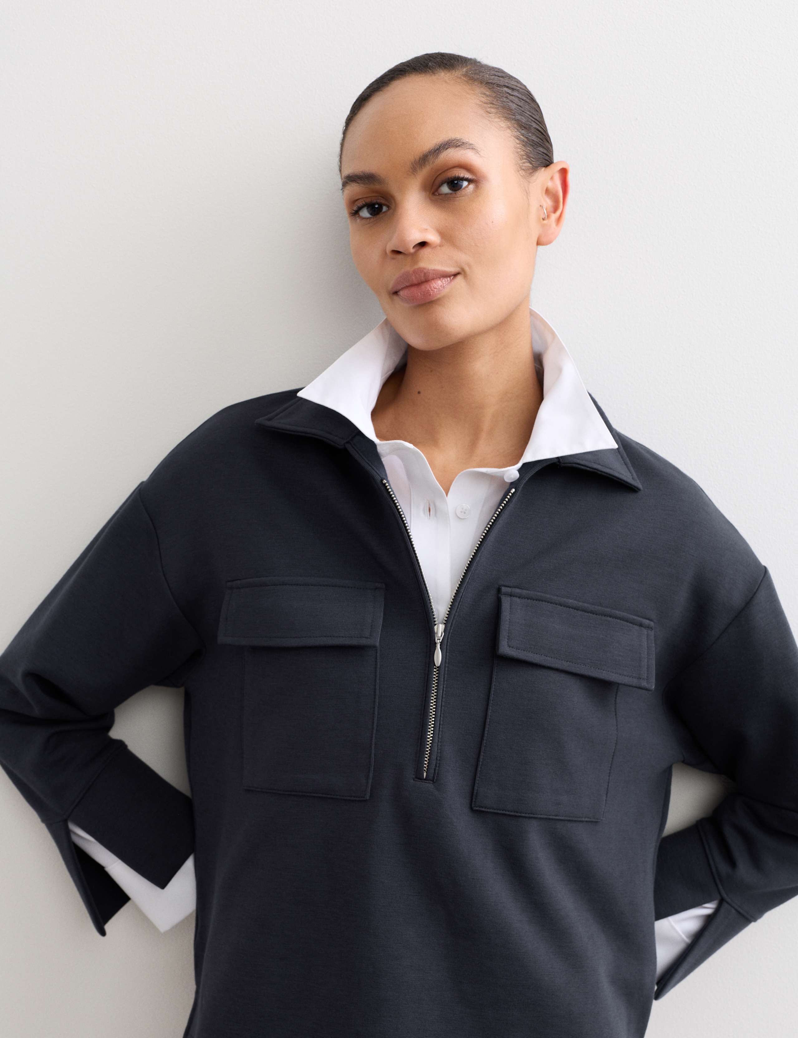 Jersey Overhead Patch Pocket Shirt with Wool 5 of 7