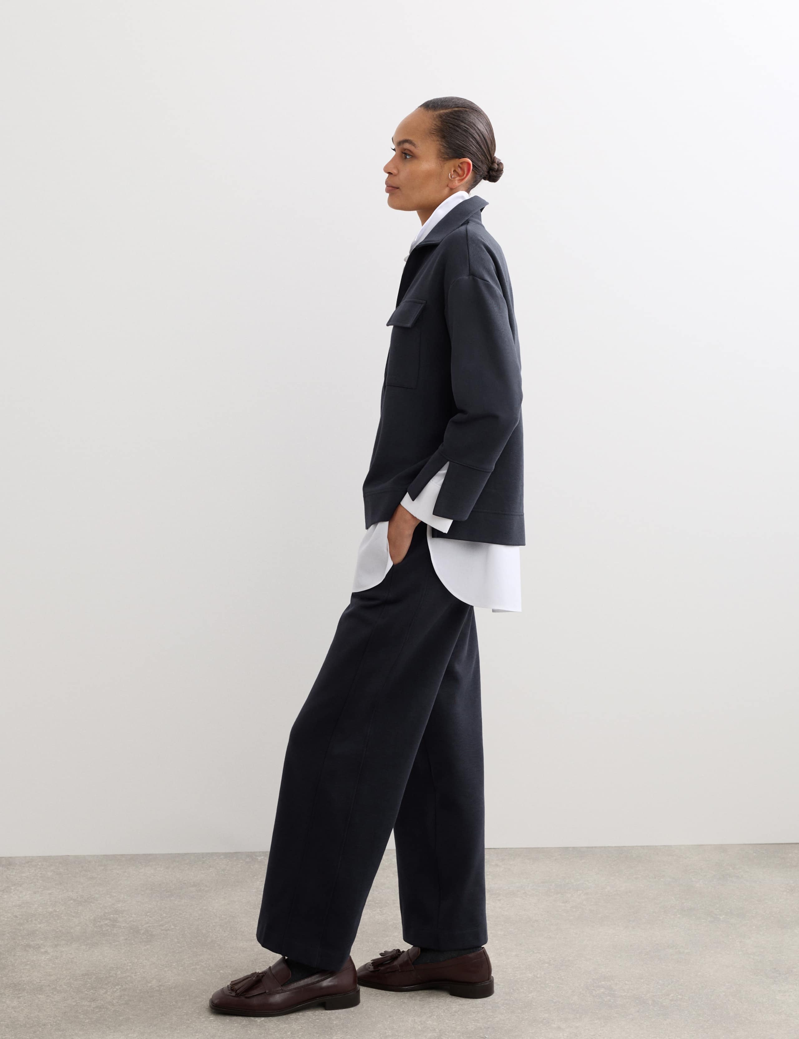 Jersey Overhead Patch Pocket Shirt with Wool 6 of 7