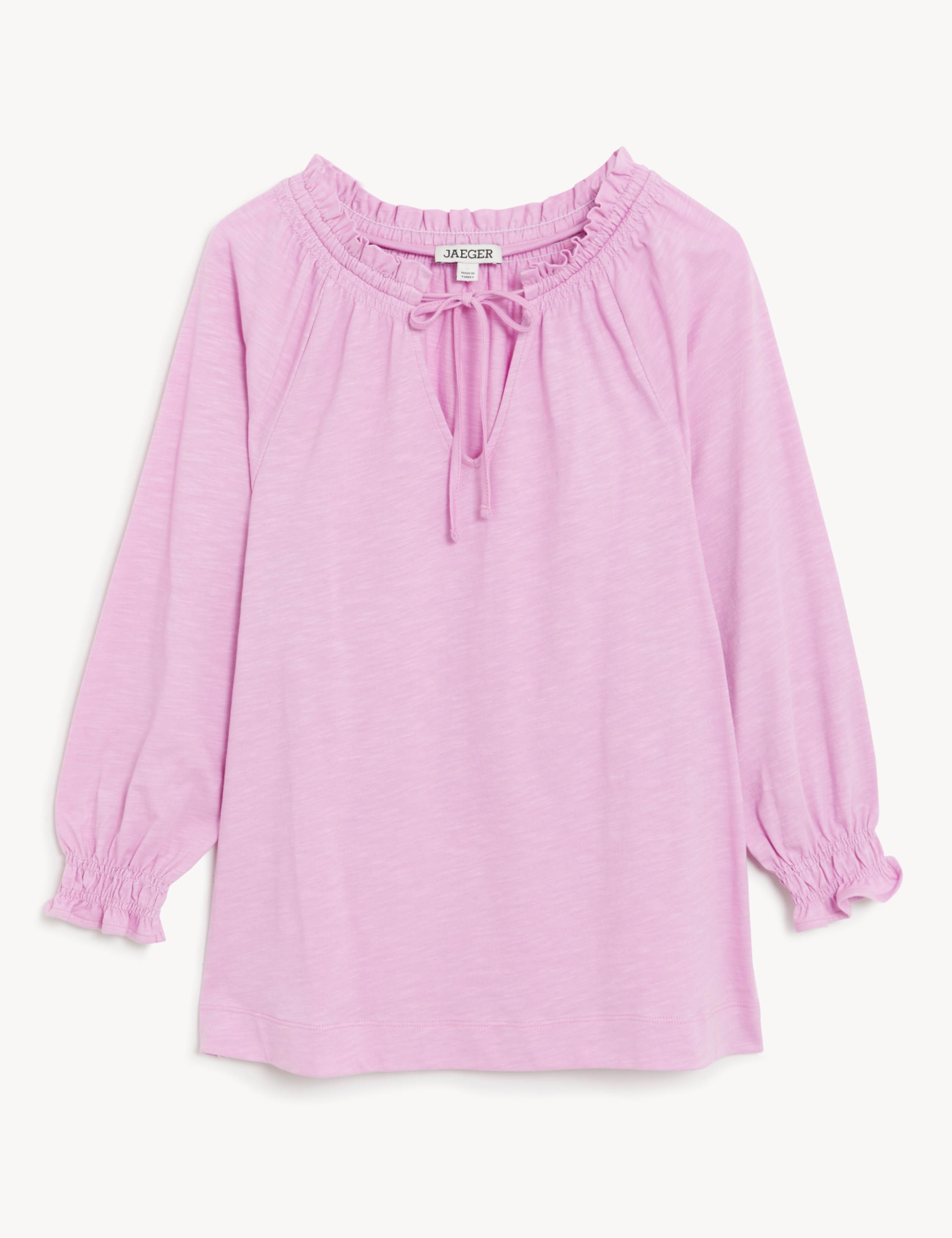 Jersey Tie Neck Top 2 of 6