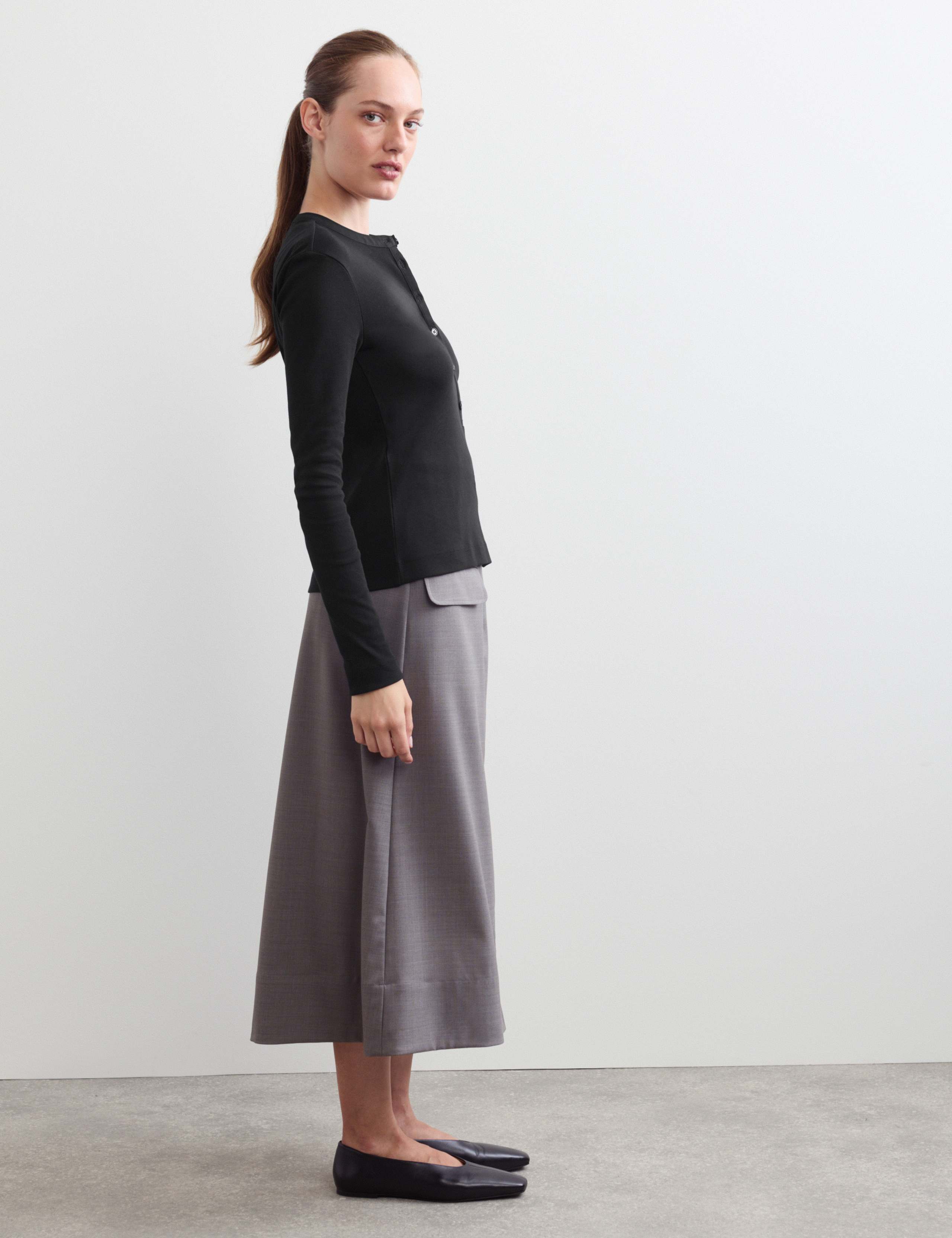 Pure Cotton Henley Top 4 of 5