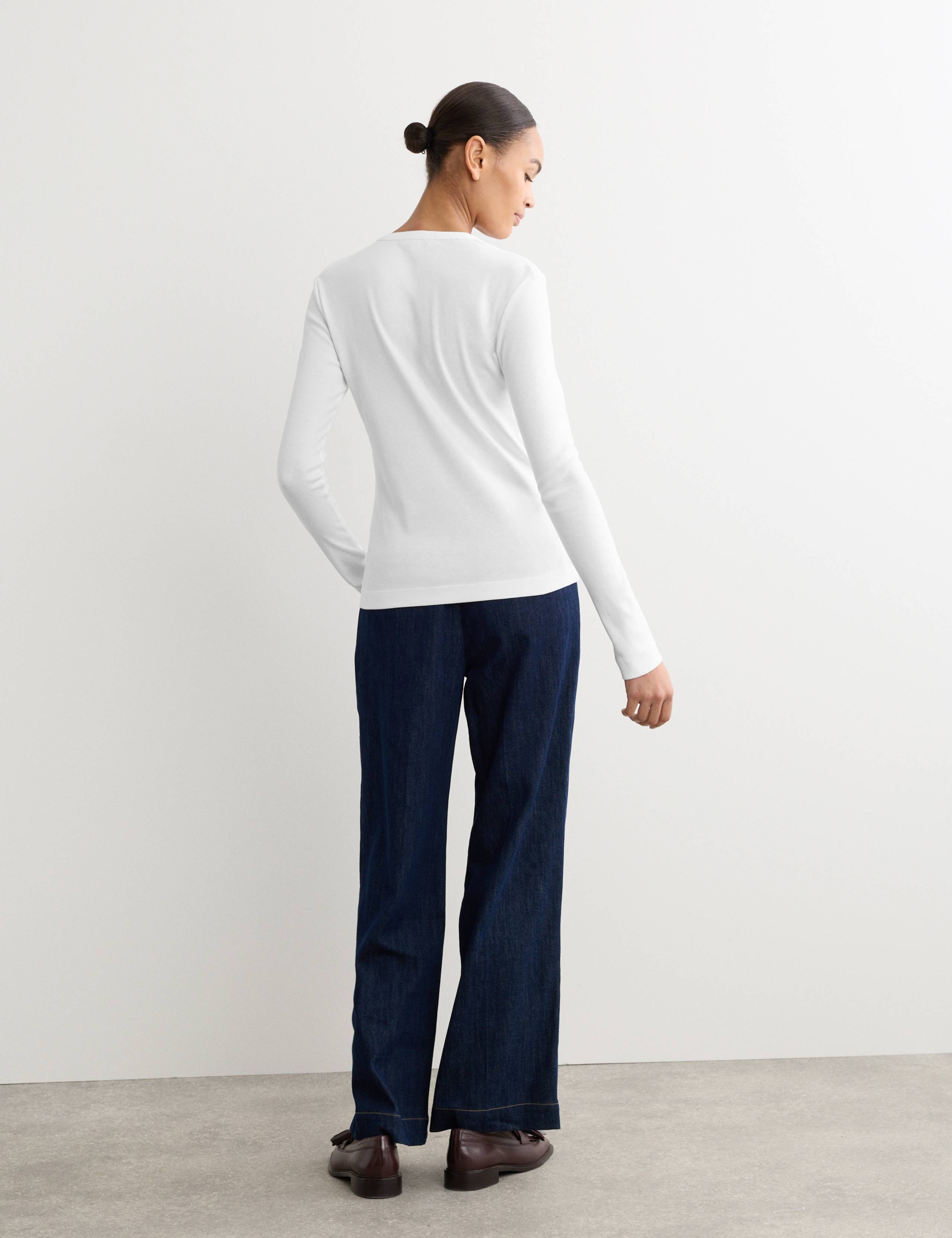 Pure Cotton Henley Top 5 of 5