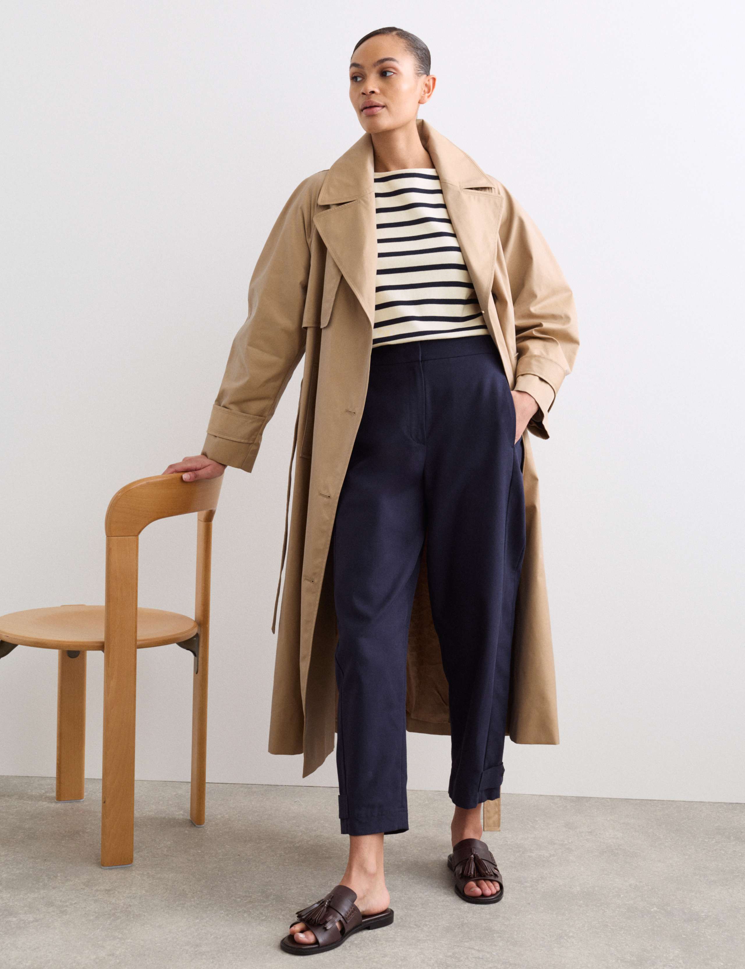 Pure Cotton Slash Neck Relaxed Top 4 of 6