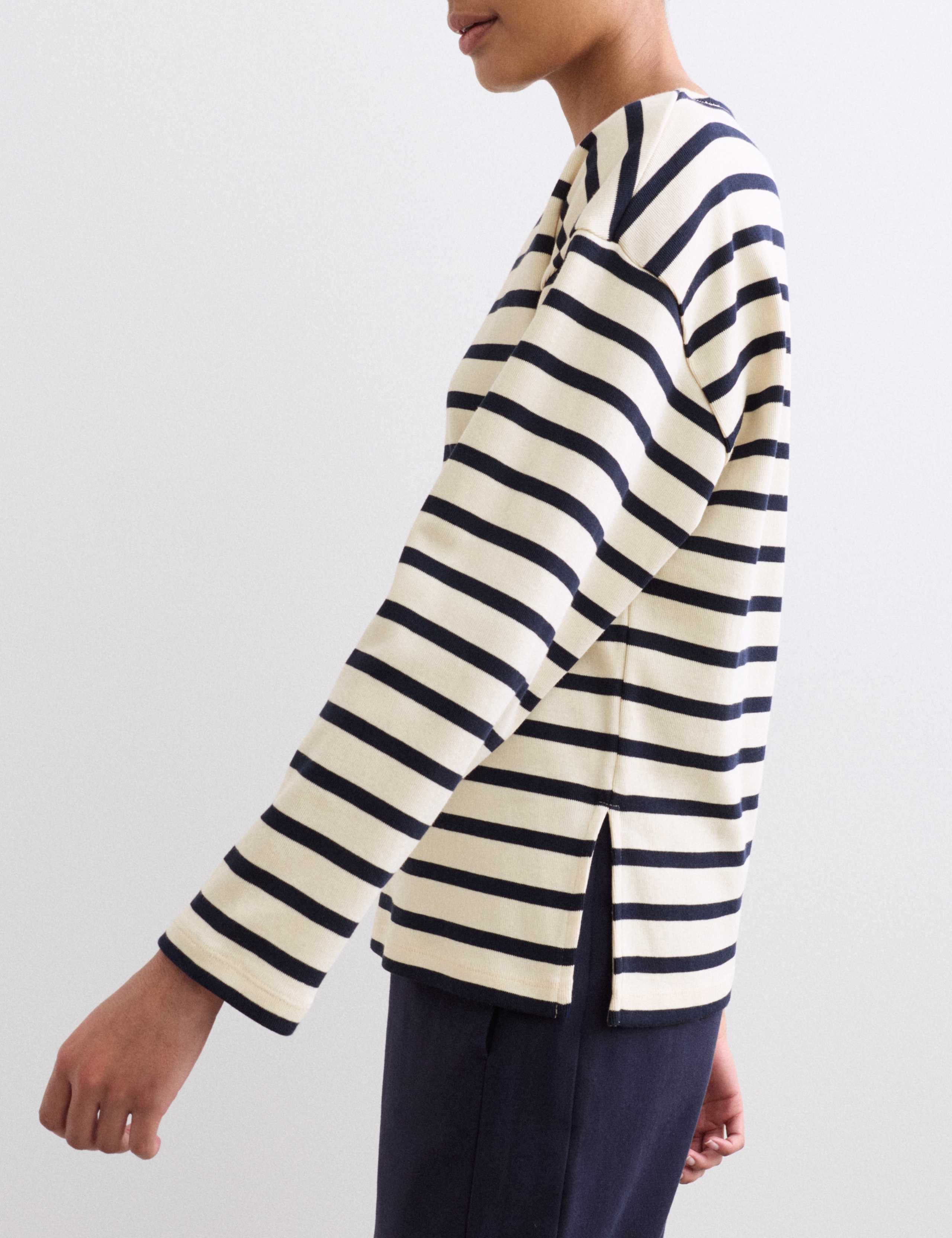 Pure Cotton Slash Neck Relaxed Top 5 of 6