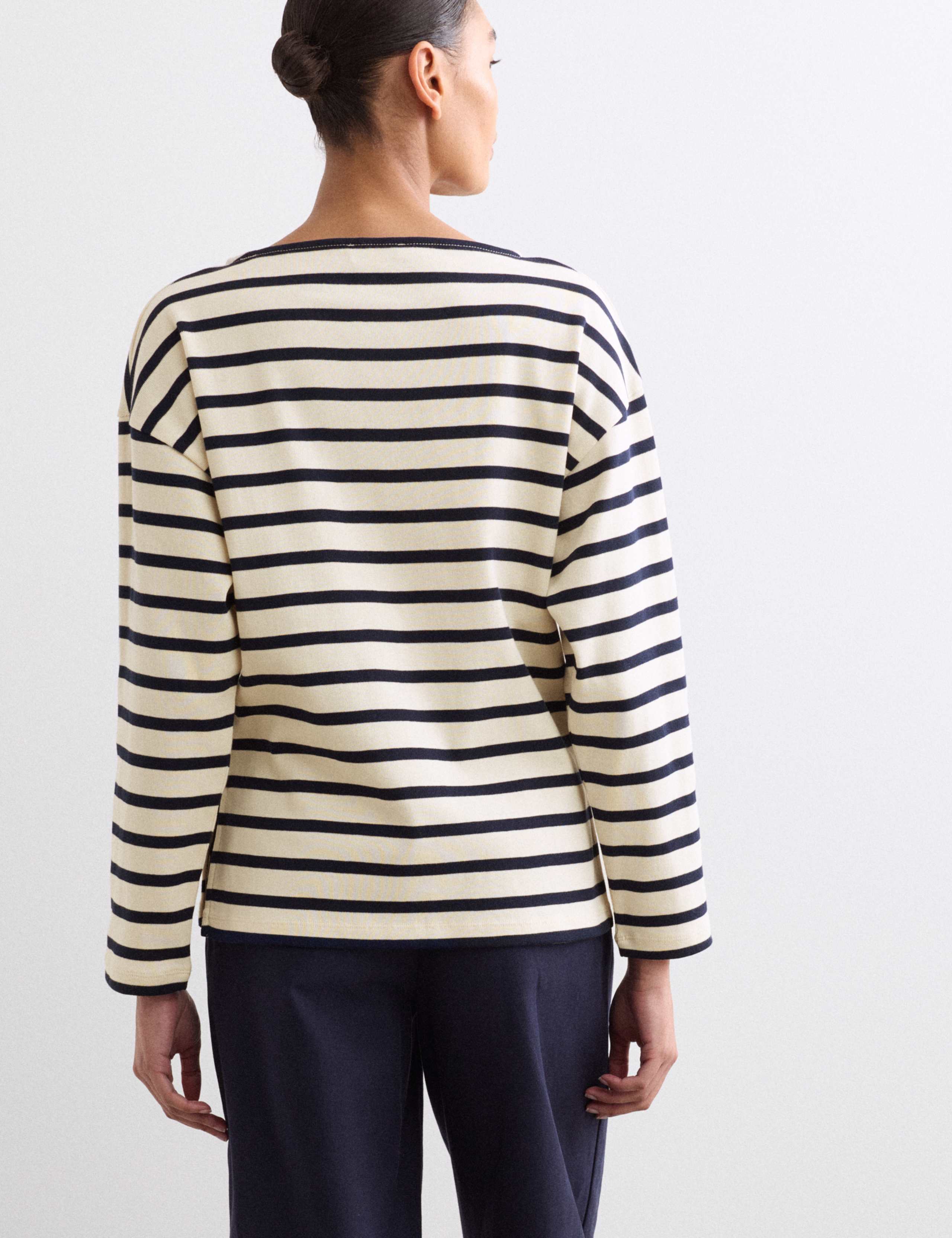 Pure Cotton Slash Neck Relaxed Top 6 of 6