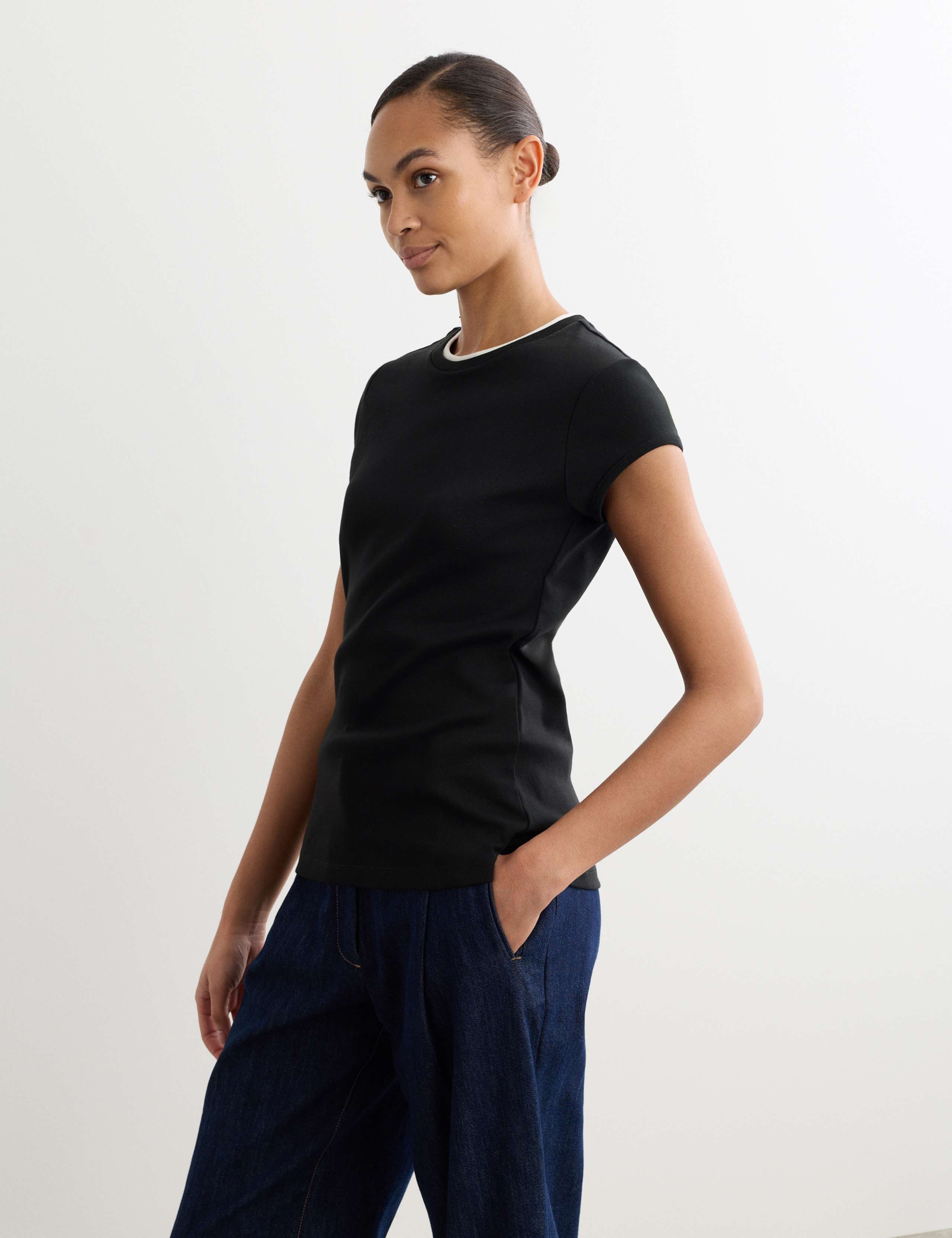 Pure Cotton Jersey T-Shirt 4 of 7