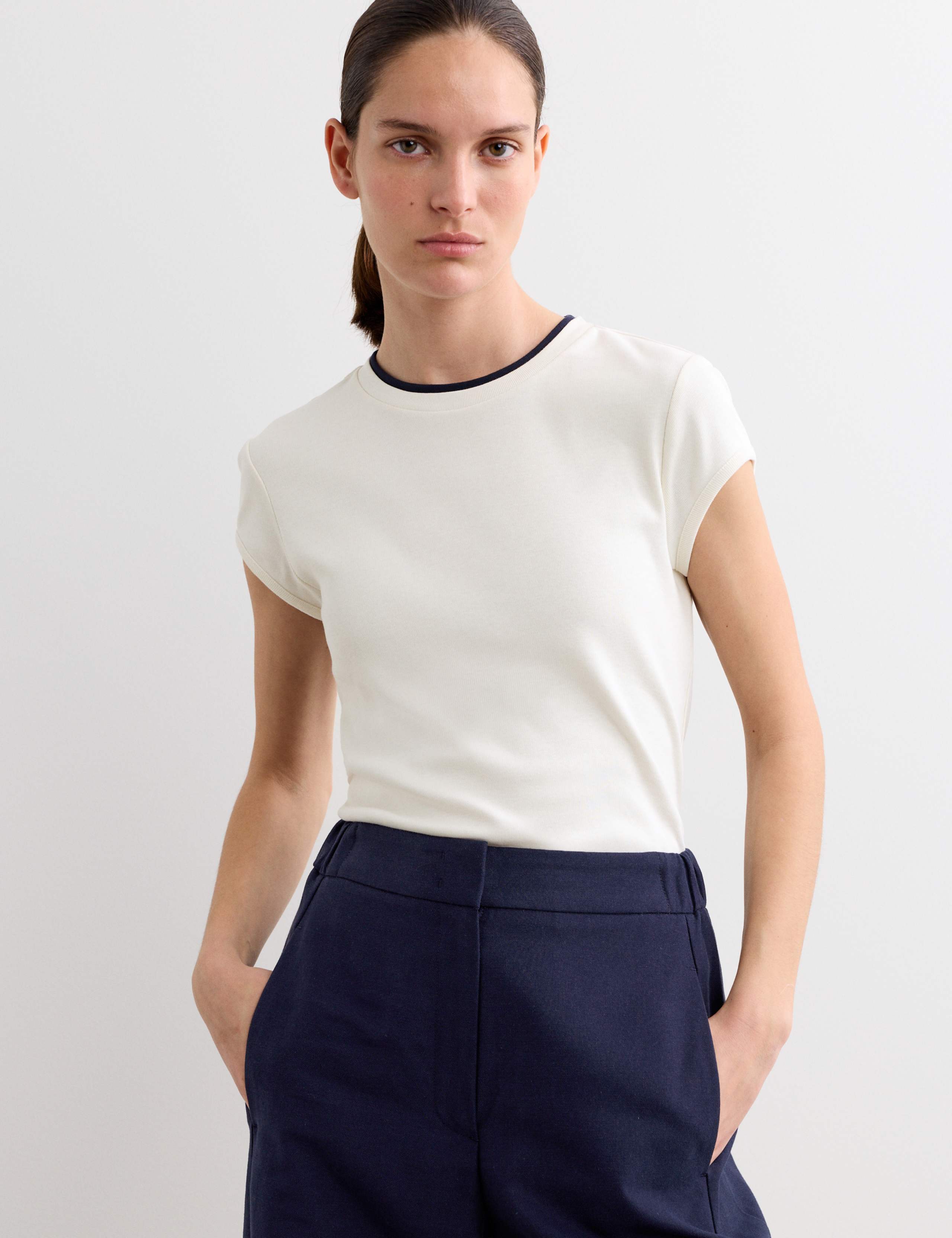 Pure Cotton Jersey T-Shirt 1 of 7