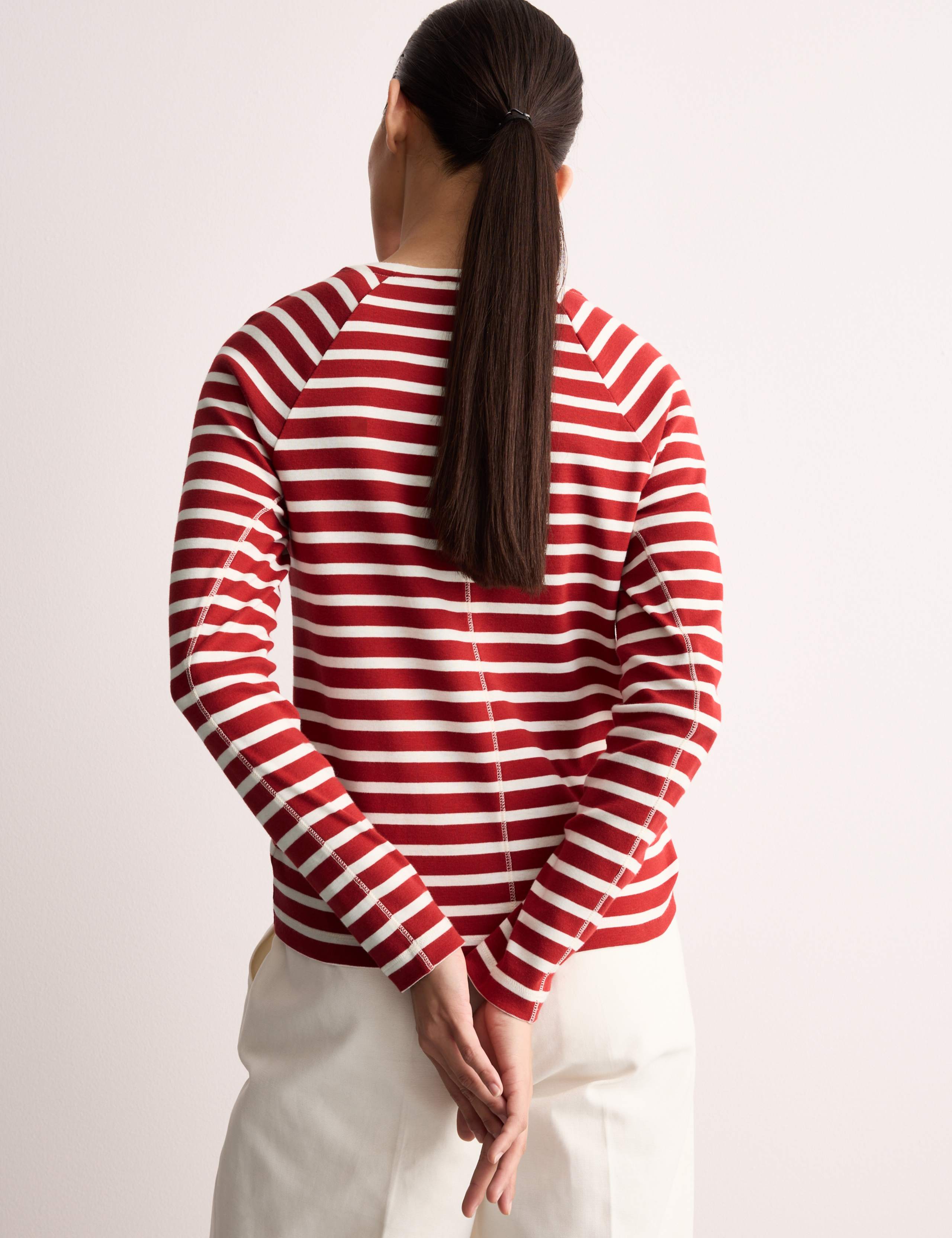 Pure Cotton Striped Top 4 of 6
