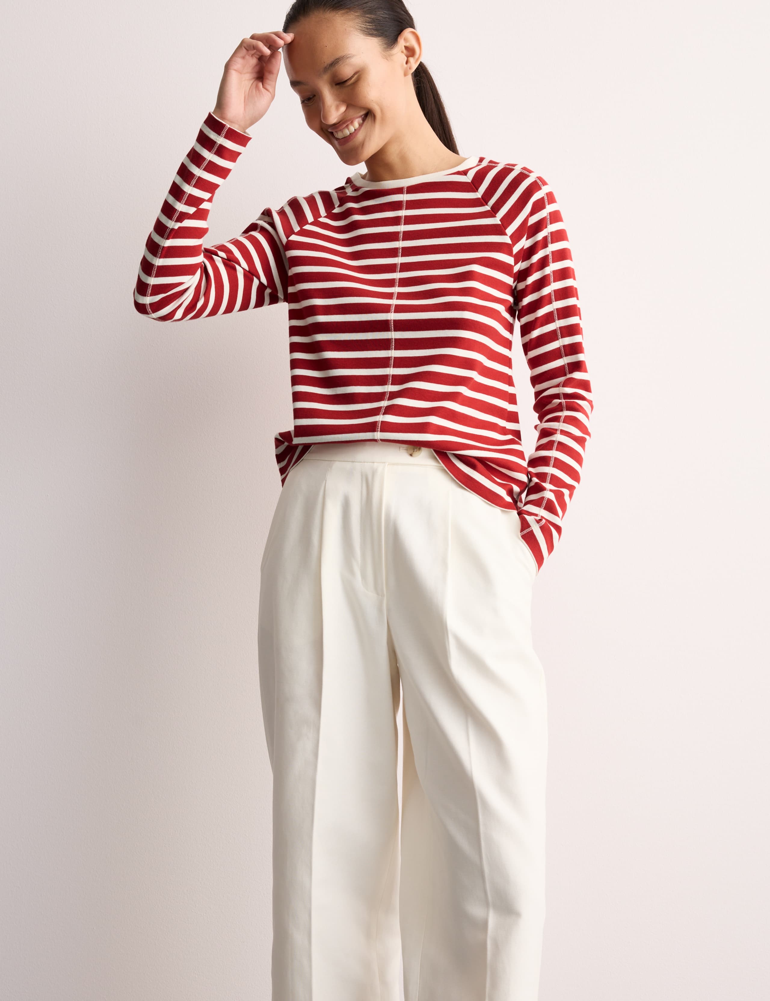 Pure Cotton Striped Top 5 of 6