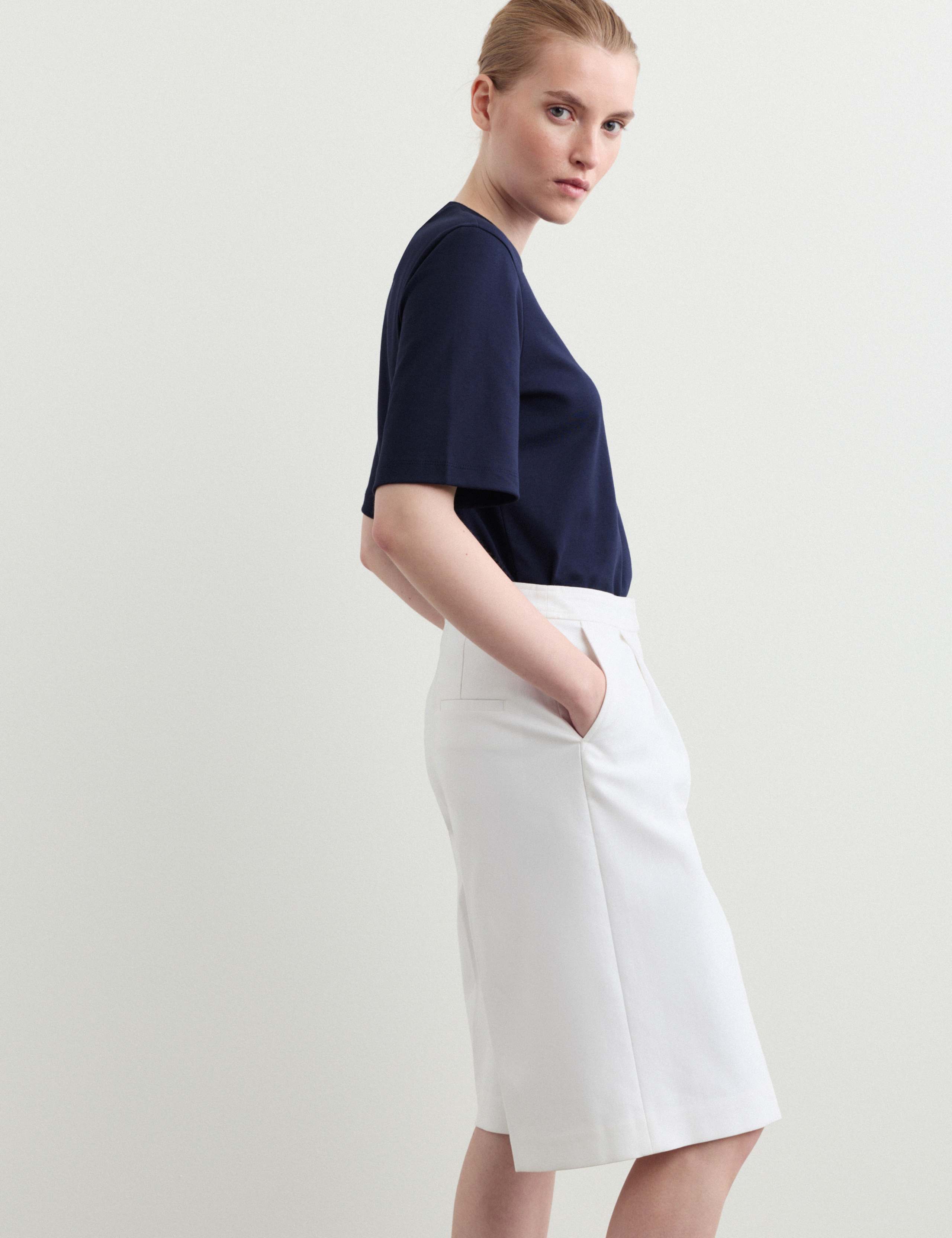 Cotton Modal Blend Crew Neck T-Shirt 6 of 7