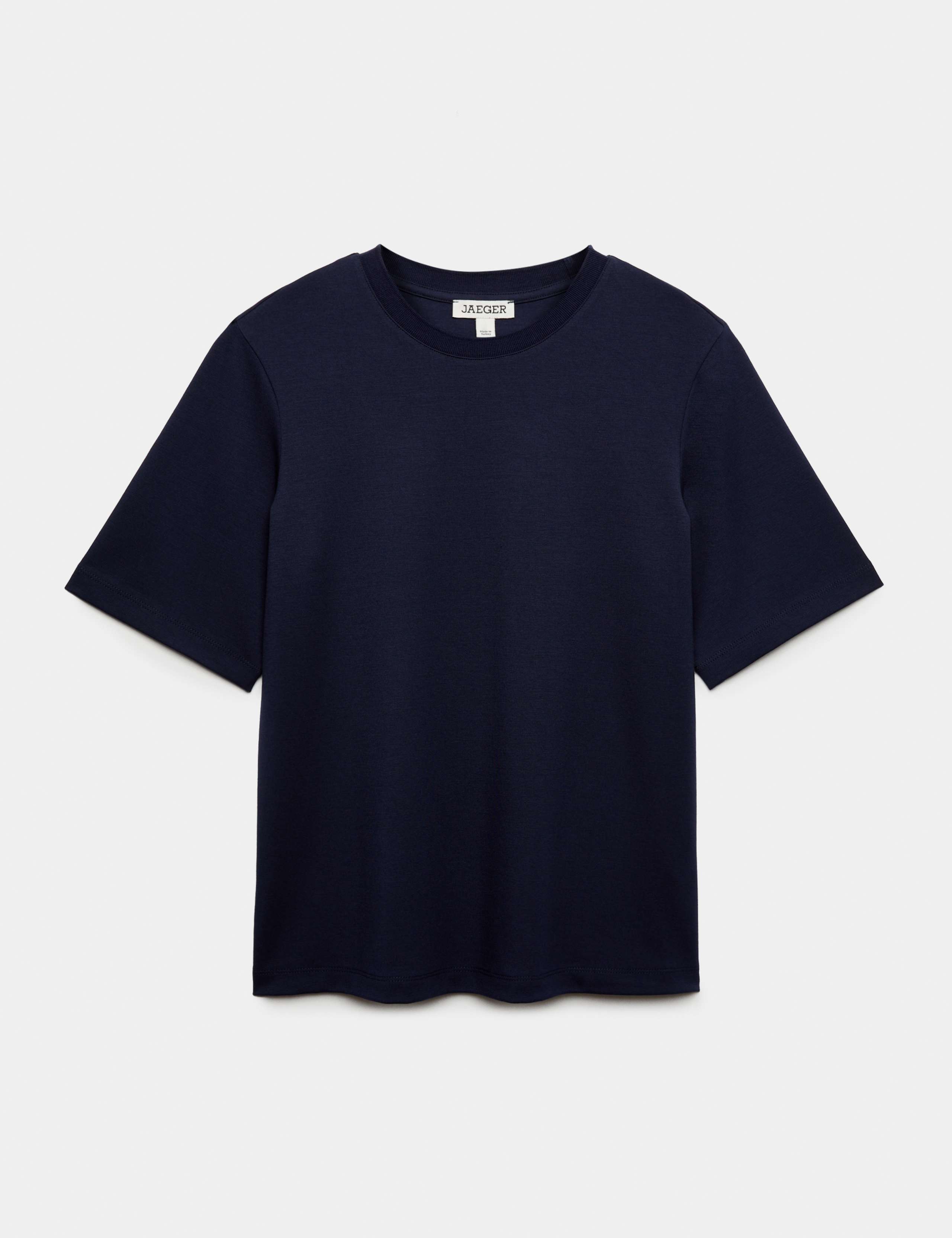 Cotton Modal Blend Crew Neck T-Shirt 2 of 7