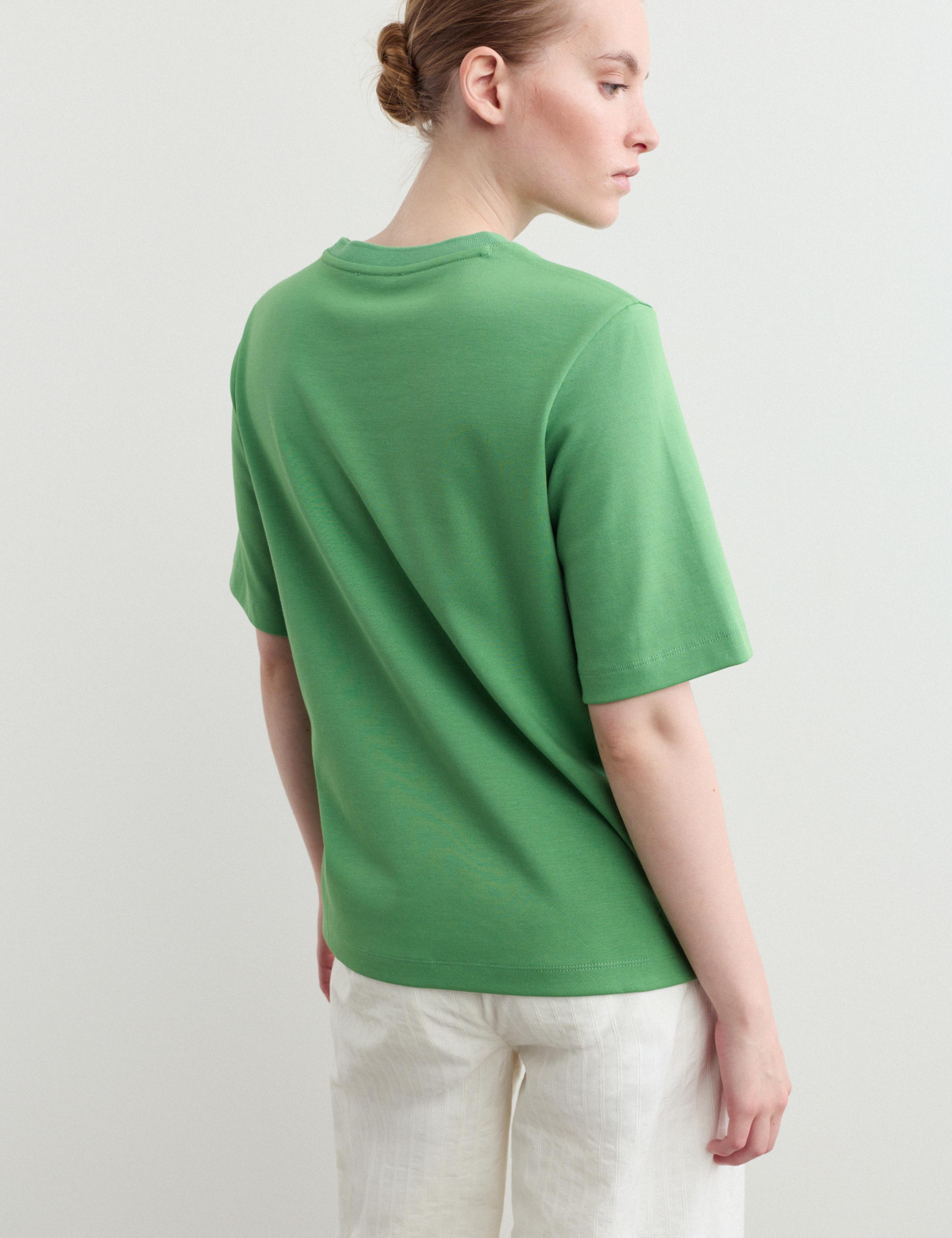 Cotton Modal Blend Crew Neck T-Shirt 6 of 6
