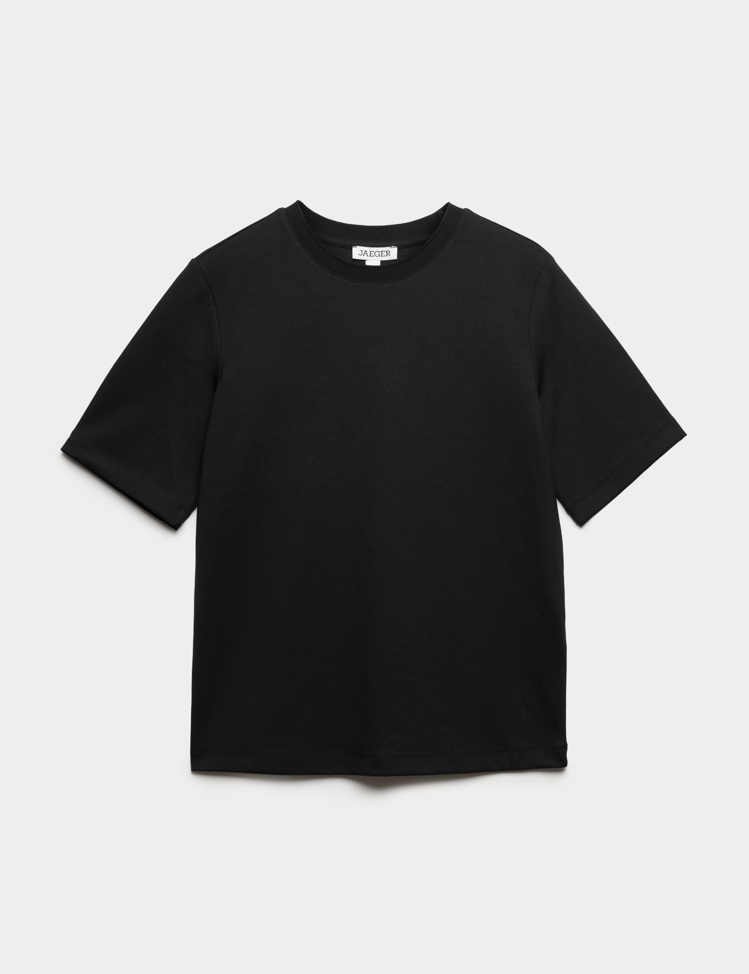 Cotton Modal Blend Crew Neck T-Shirt 2 of 7