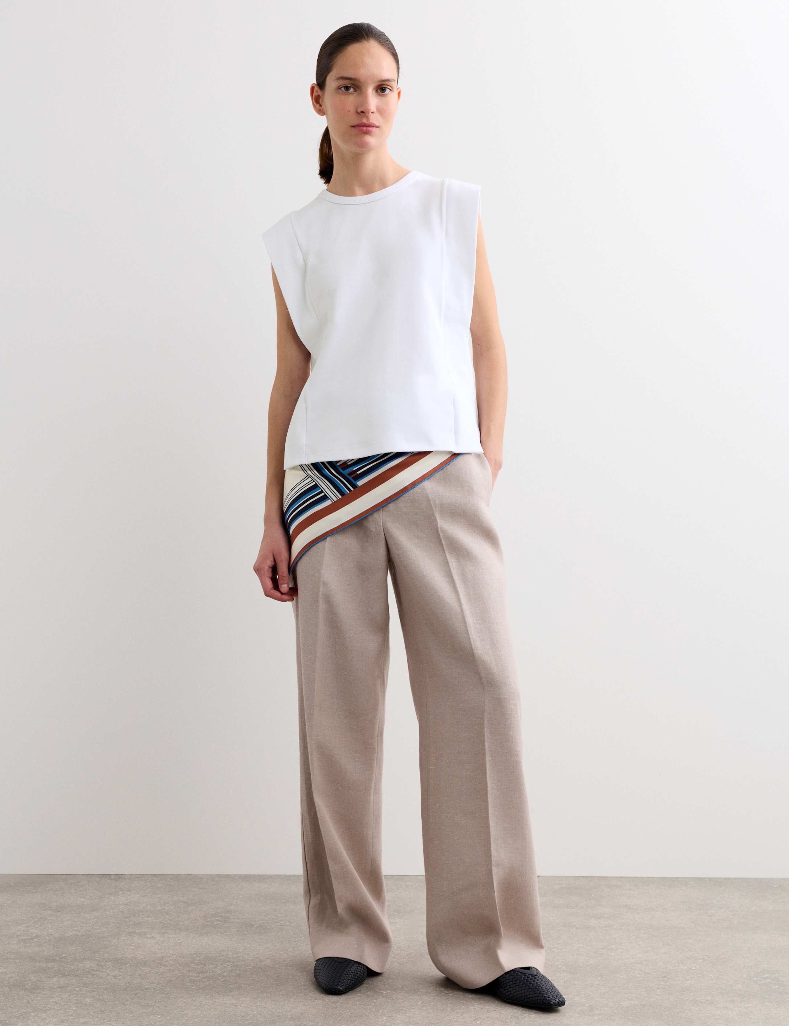 Cotton Modal Blend Ribbed Tank Top 4 of 8