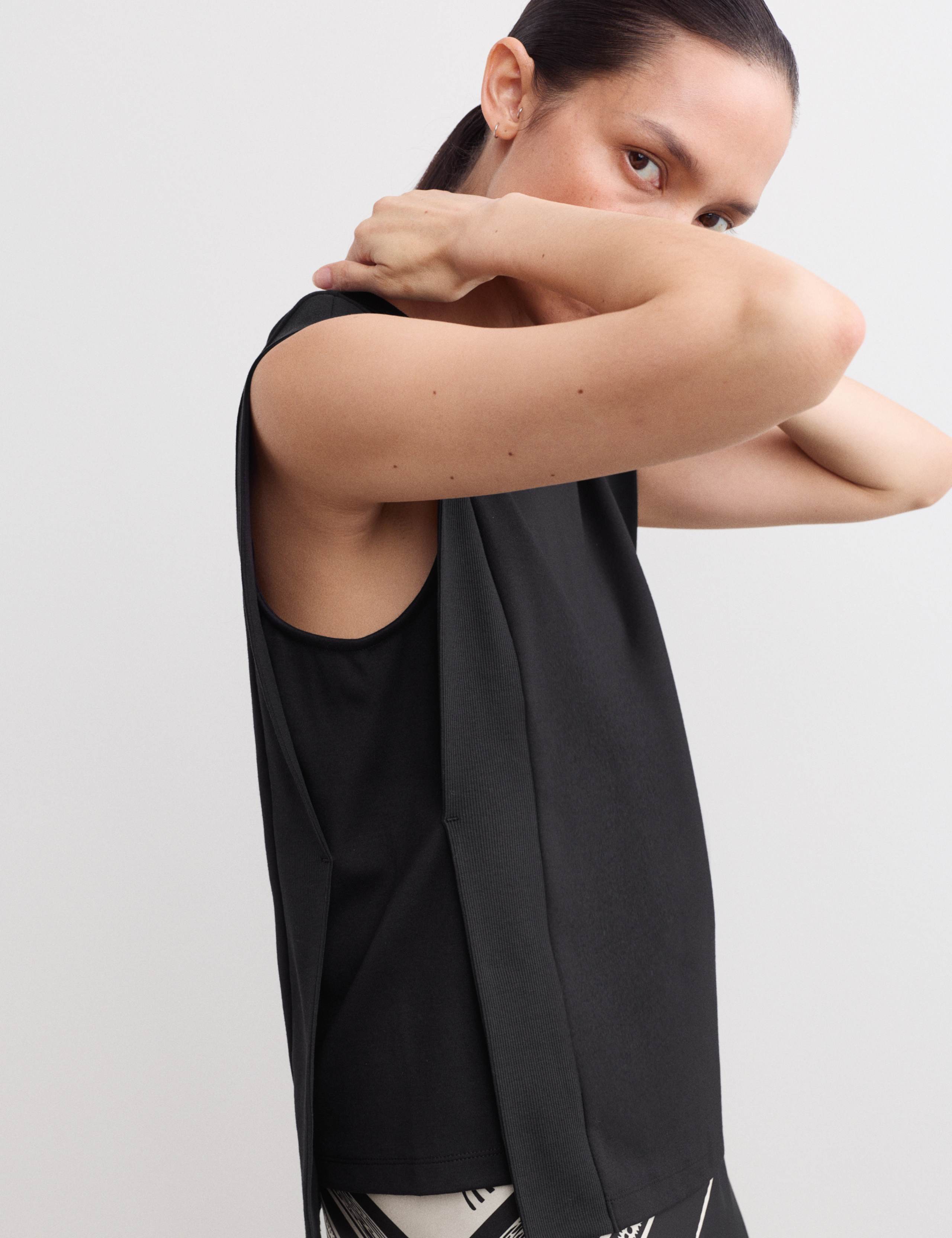 Cotton Modal Blend Ribbed Tank Top 5 of 6