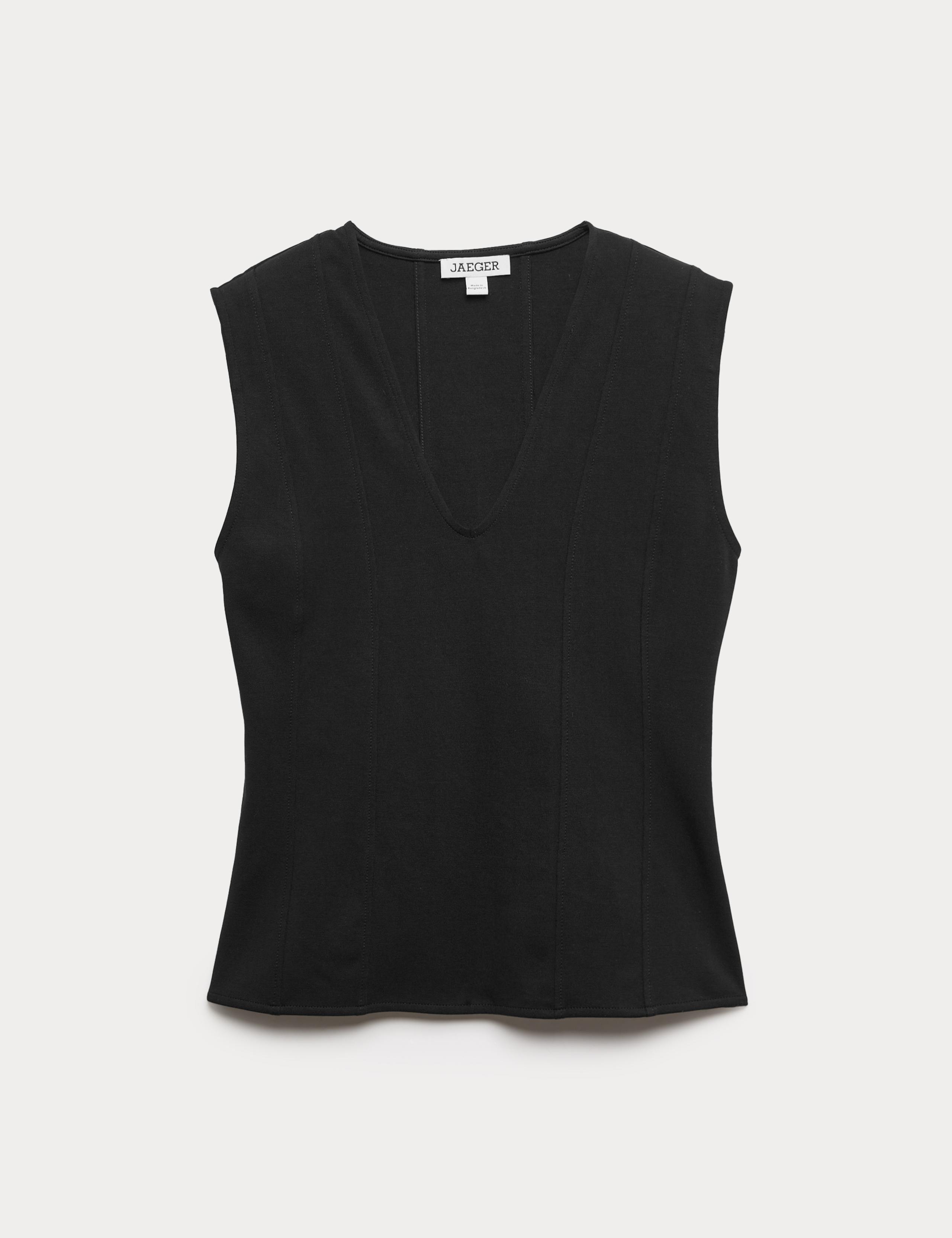 Jersey V-Neck Vest Top 1 of 1