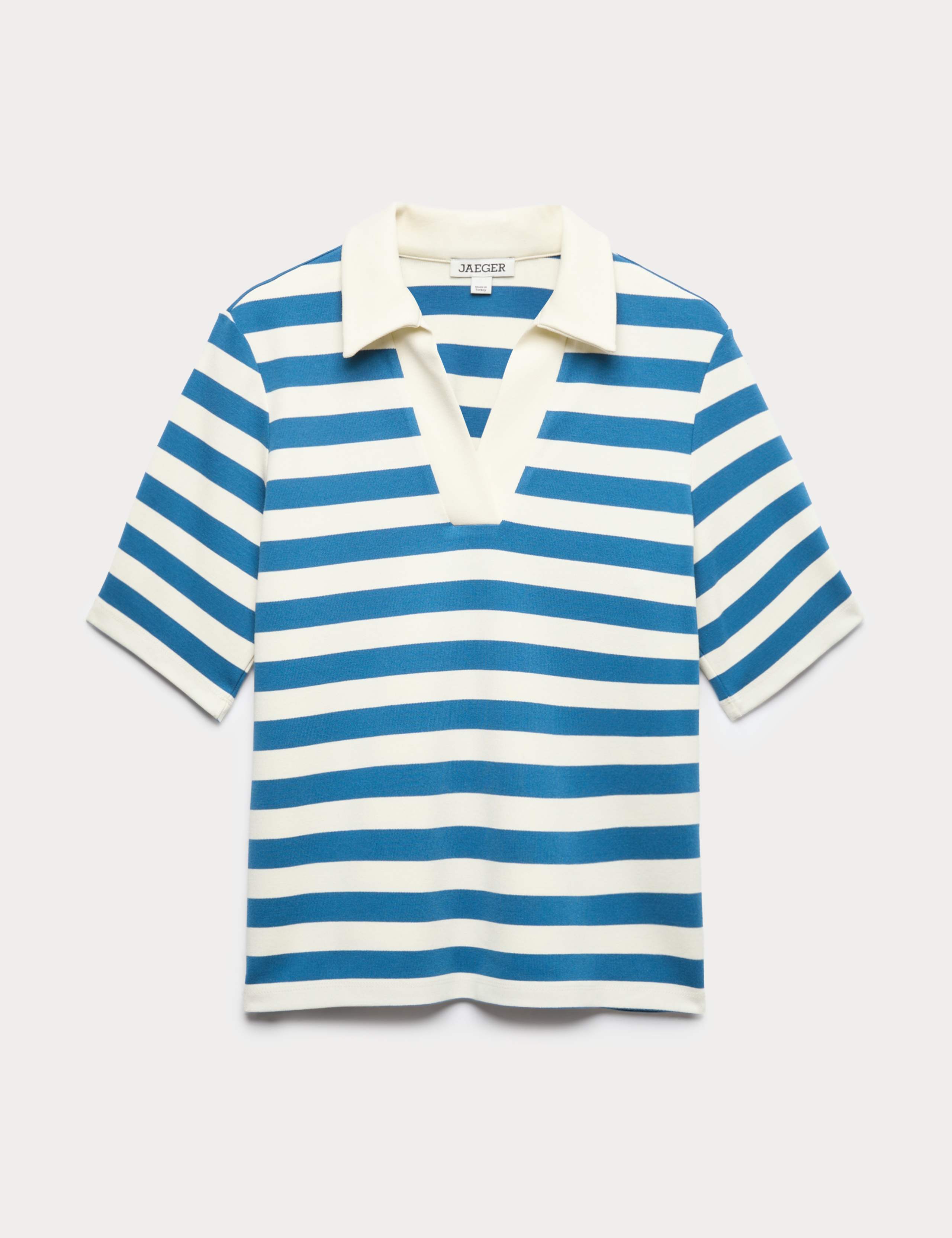 Cotton Modal Blend Striped T-Shirt 1 of 1